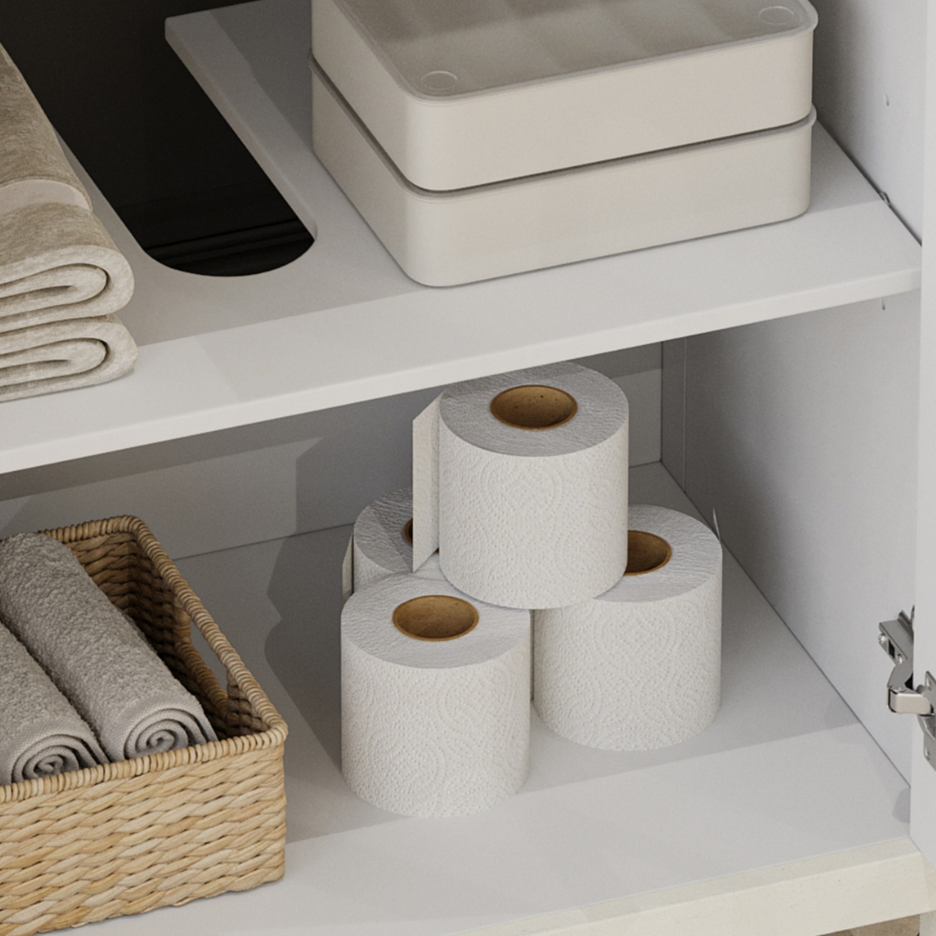 WELLFOR FL36MCL-WT Bath-Vanity-Combo - View #15