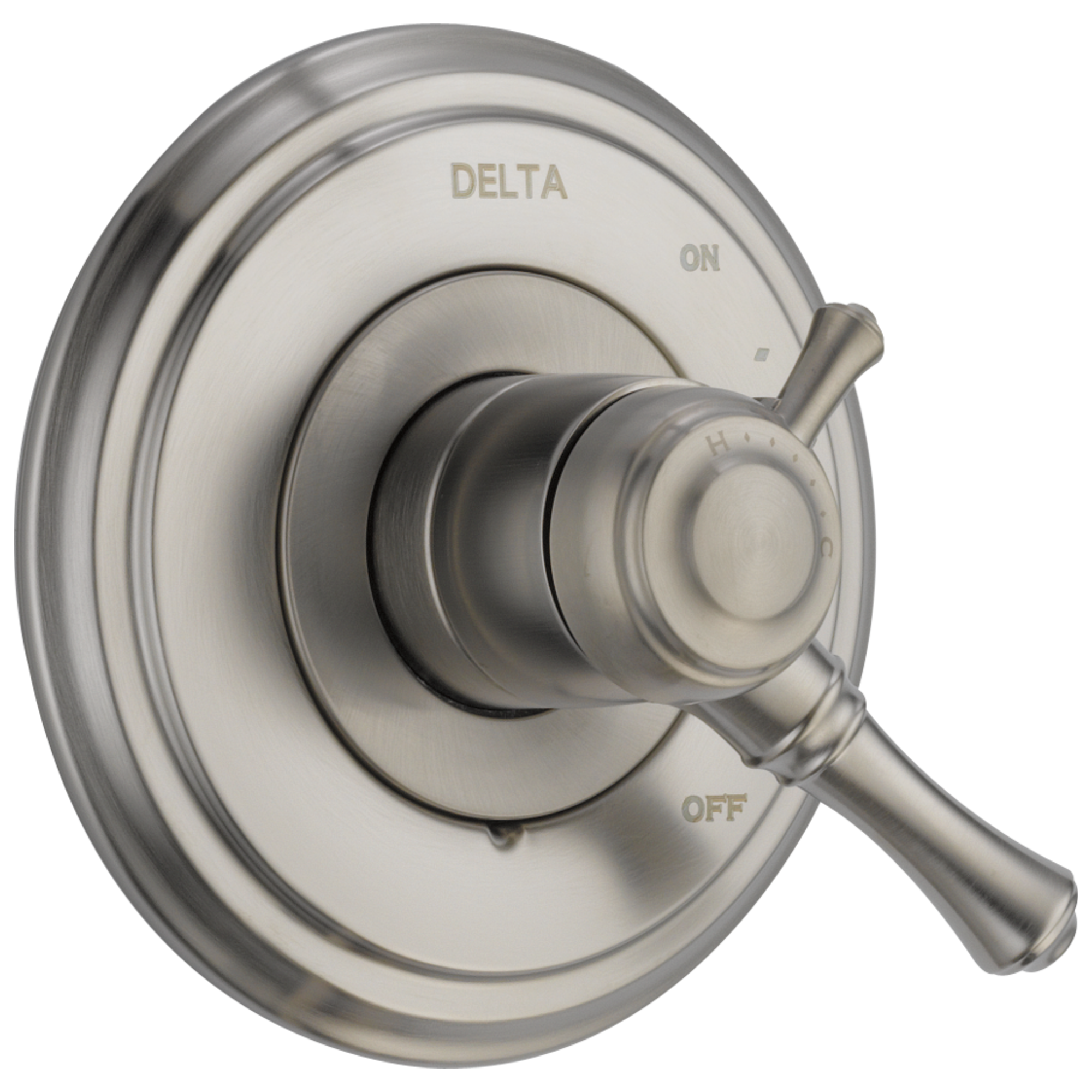 Delta T17097-SS Cassidy Stainless Steel 2.5-in Universal Bathtub/Shower Trim ring 0.5-in -ID