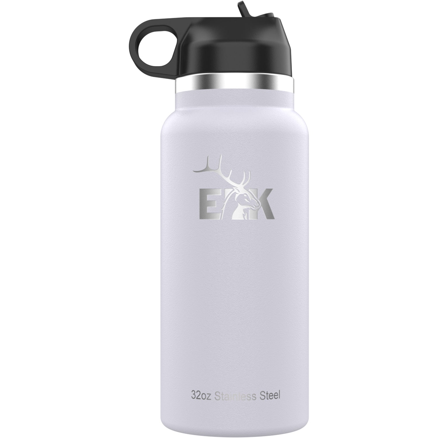 32 oz Stainless Steel Water Bottle - White