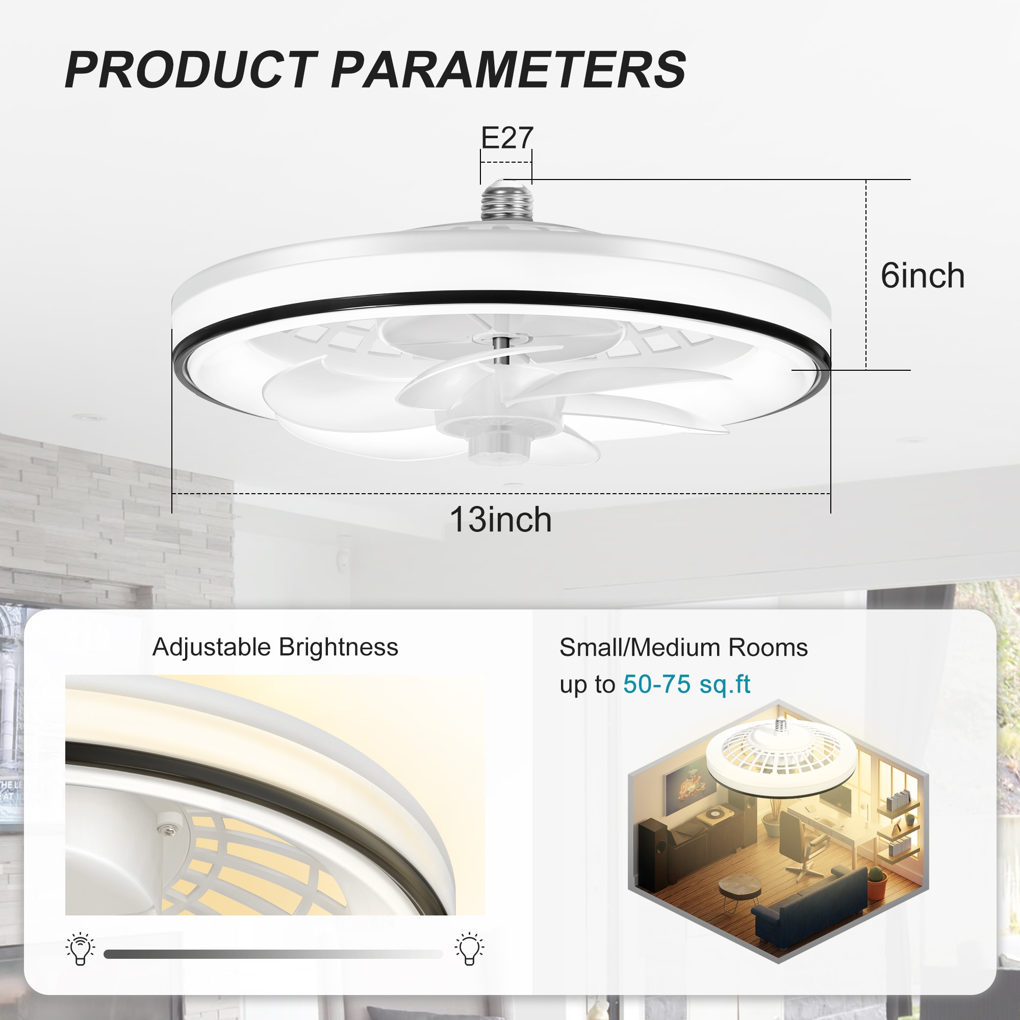 Breezary 35022-WG Ceiling-Fans - View #13