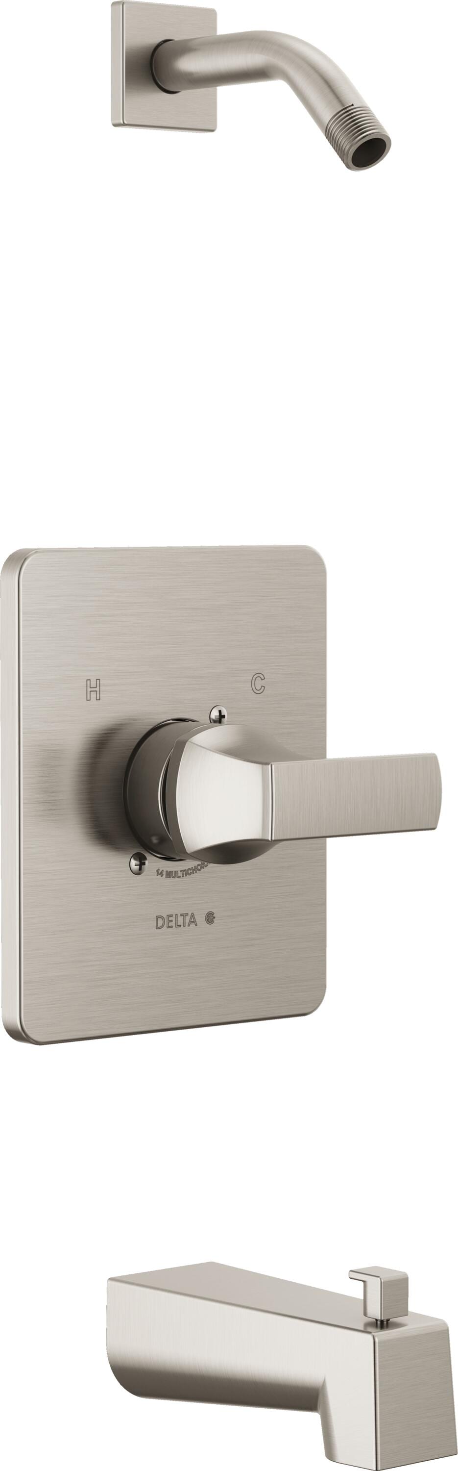 Delta T14437-SSLHD Velum Stainless 1-handle Sold separately Bathtub and shower Faucet