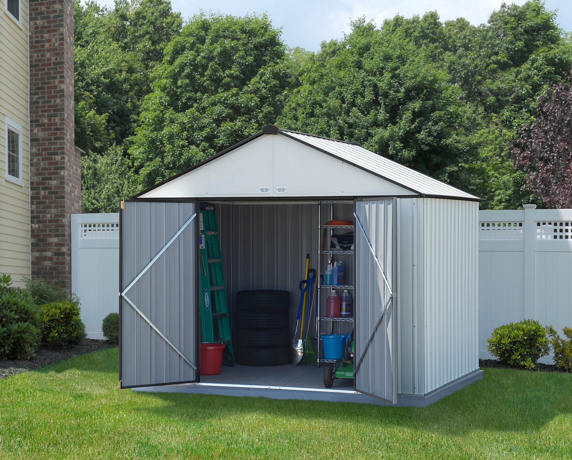 Arrow EZ10872HVCRCC Metal-Storage-Buildings-Sheds - View #8