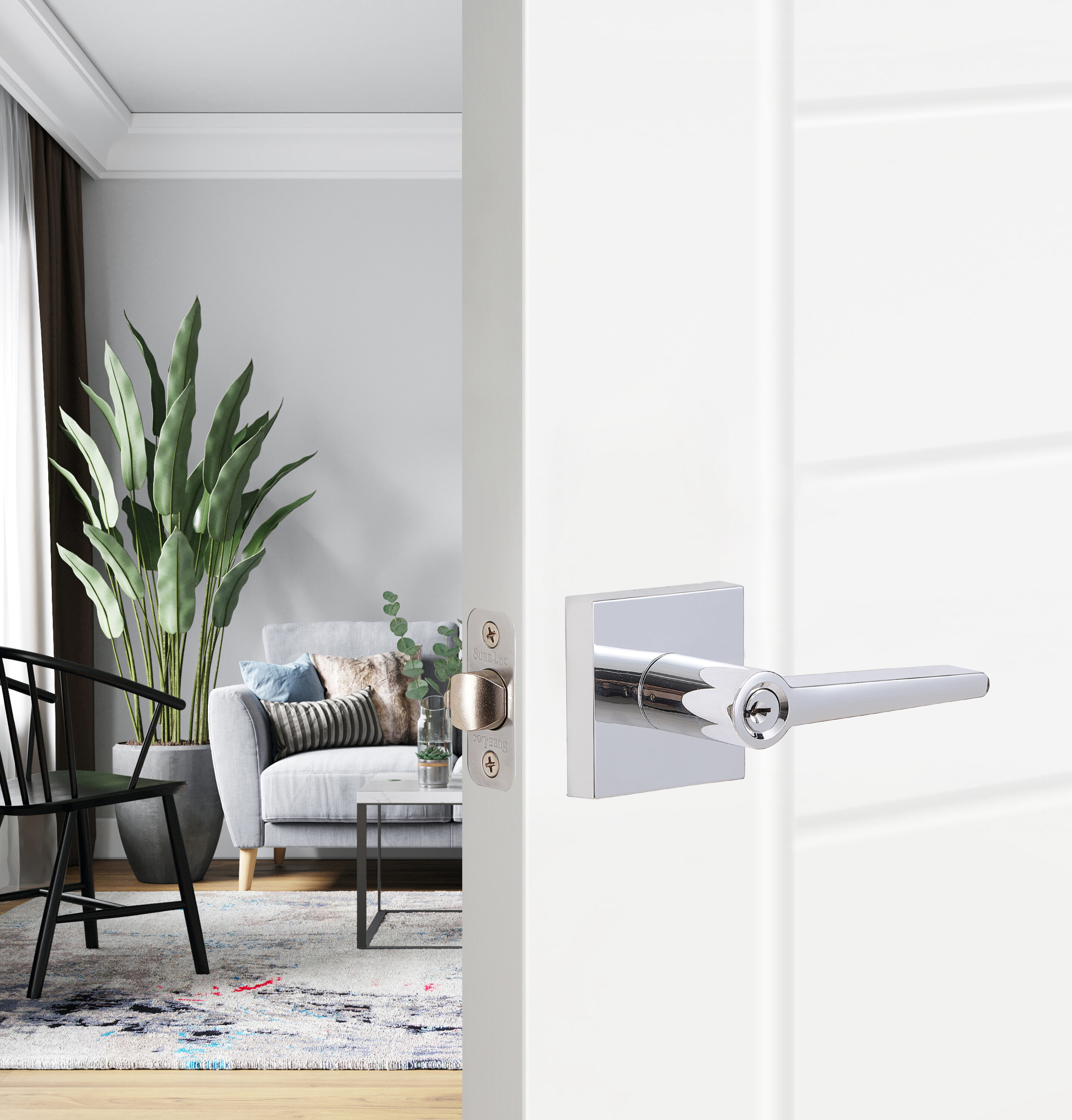 Sure-Loc Hardware BS100-SQ 26 Door-Handles - View #3