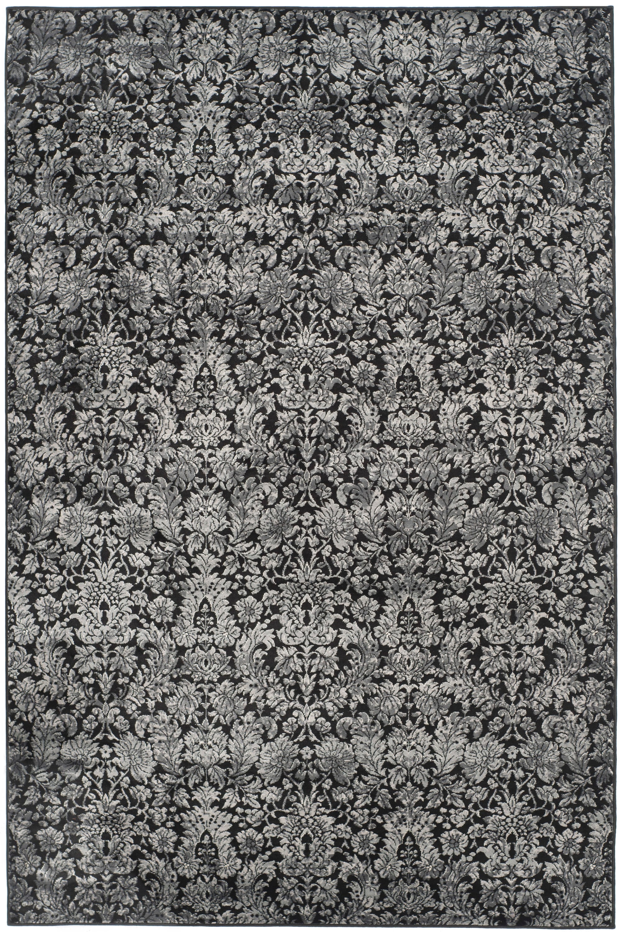 Safavieh VTG437P-5 Vintage Victoria 5 x 8 (ft) Loomed Polypropylene Blue/Light Gray Rectangular Indoor Floral/Botanical Farmhouse/Cottage Area rug