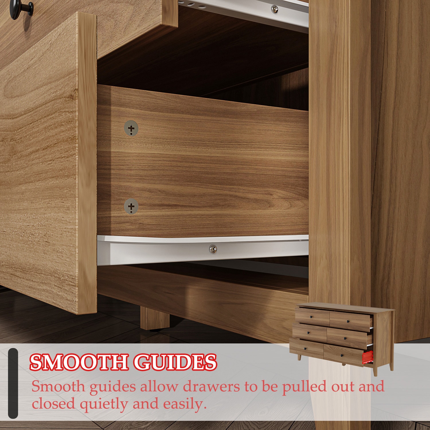 FUFU&GAGA LJY-KF210168-03 dressers - View #4