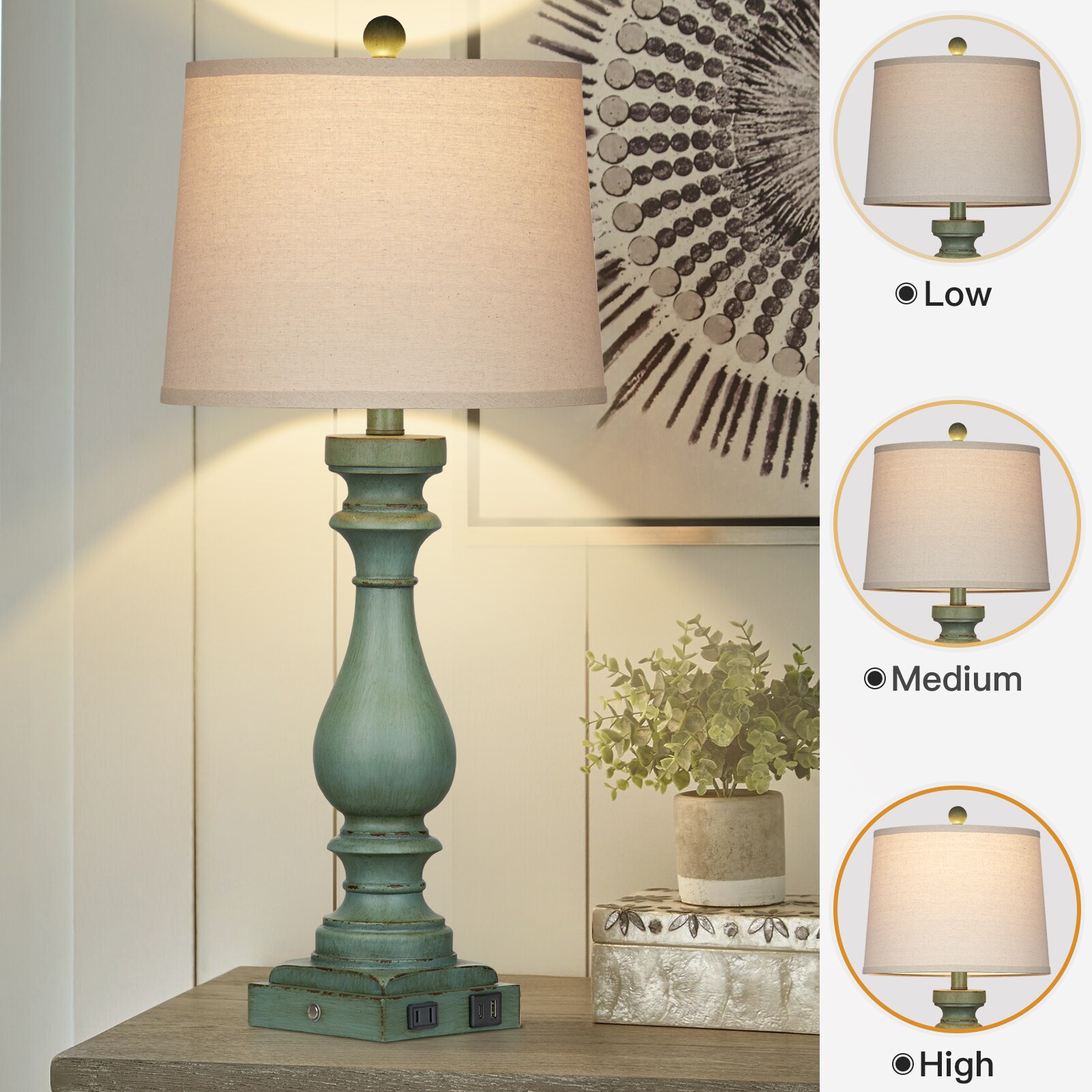 UrFurnishings TD-279 Table-Lamps - View #6