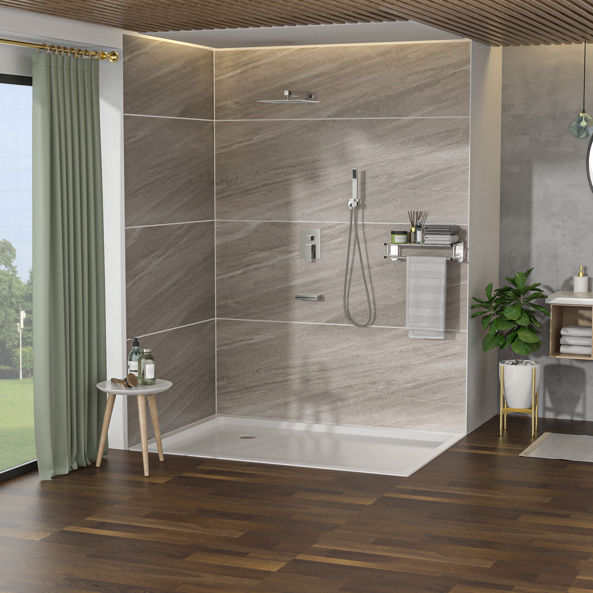 Mondawe MD-SMD02BG Showerhead-Bar-Panels - View #7