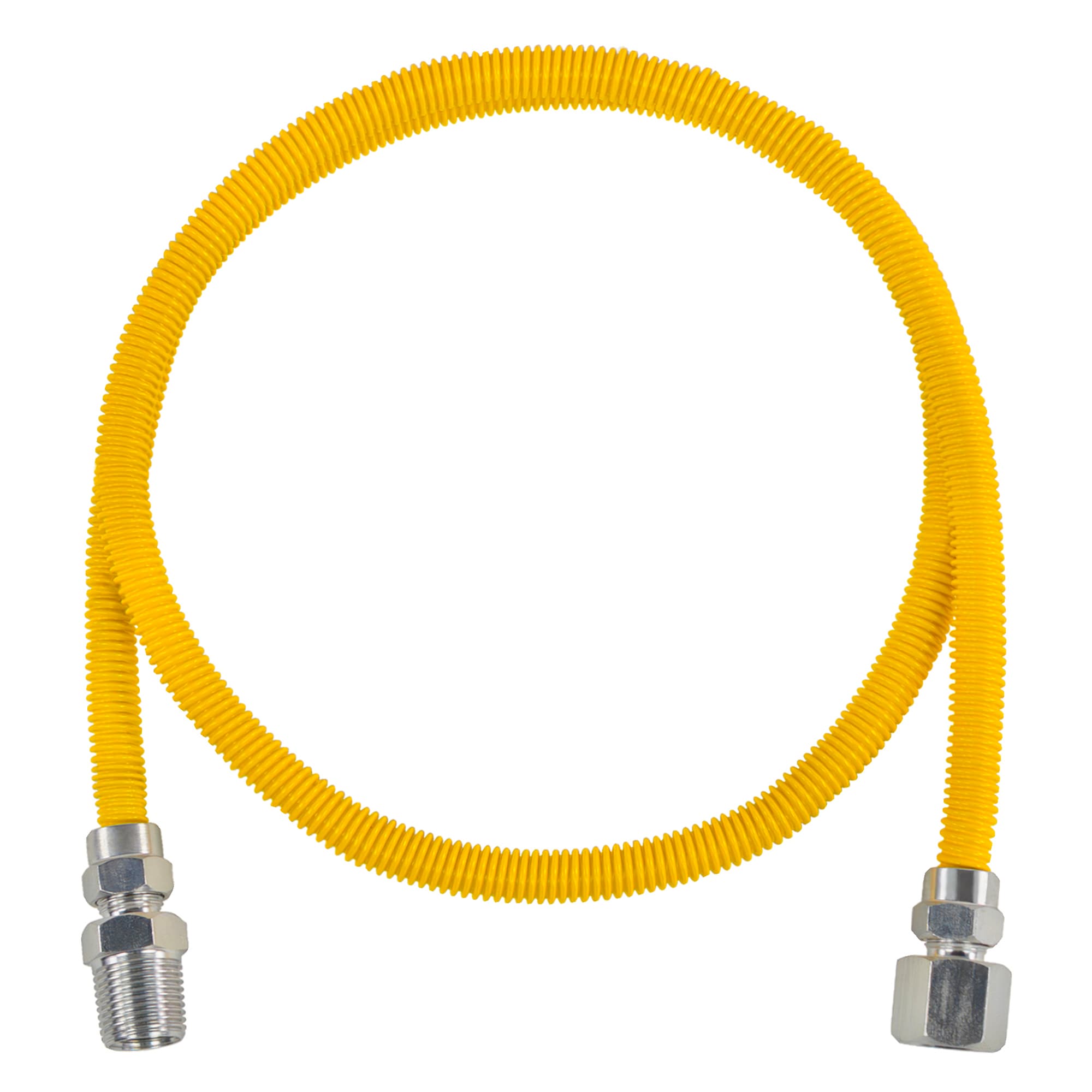 Certified Appliance Accessories 6-ft 0.5 -in MIP Inlet x 0.5 -in FIP Outlet Stainless steel Gas connector