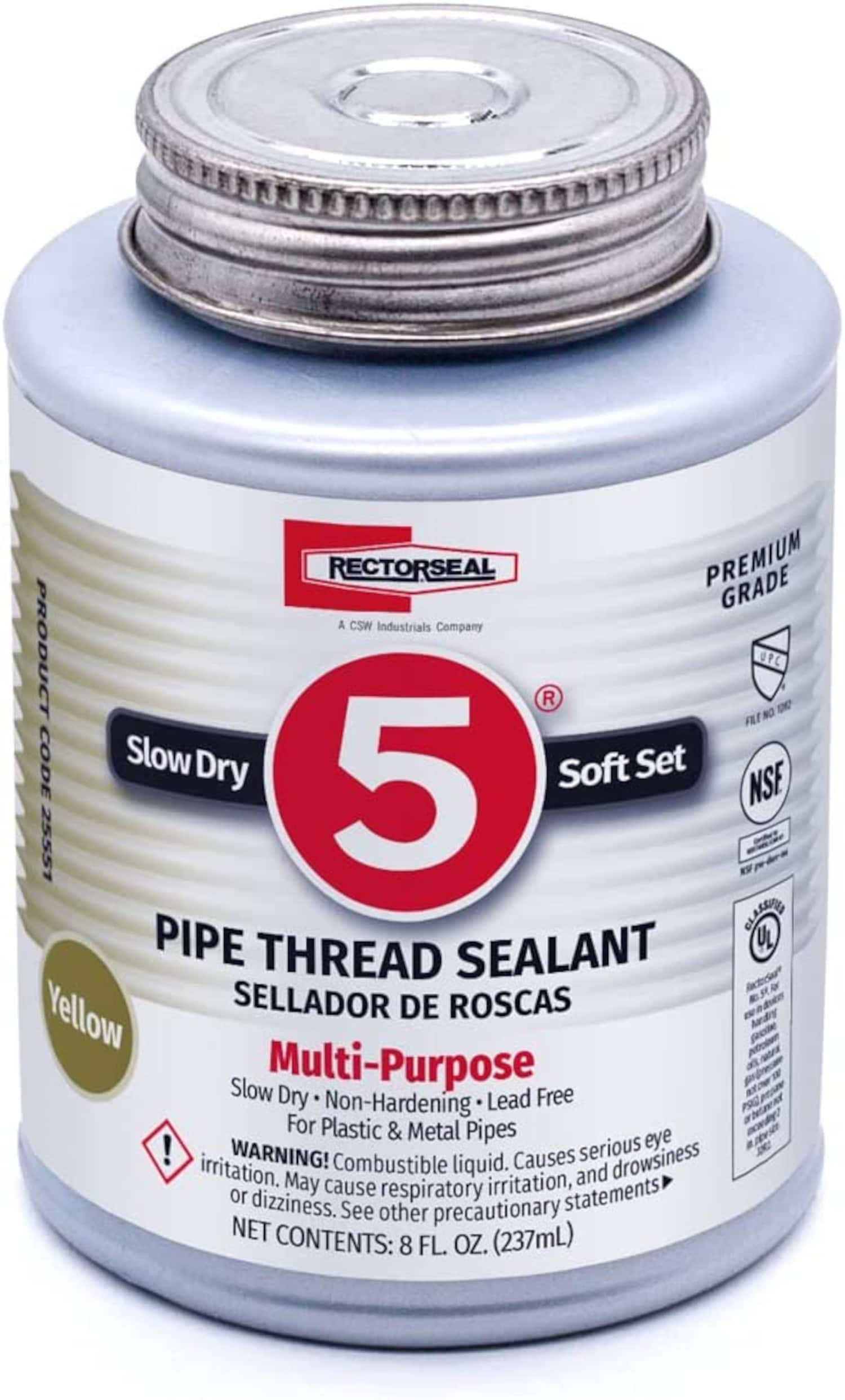 RectorSeal 760354 No. 5 8-Fluid Oz. Thread sealant