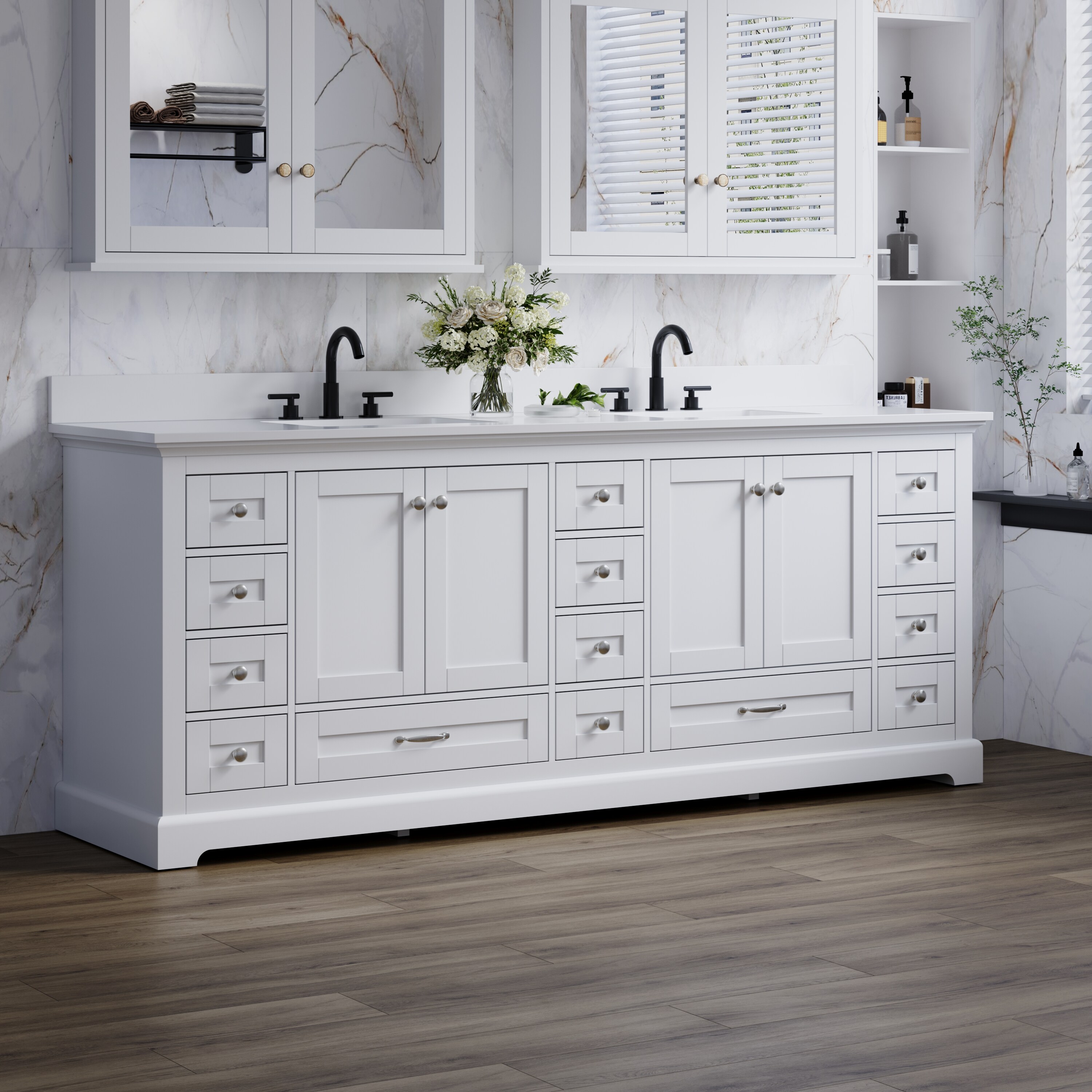 WELLFOR EX-BV60BR Bath-Vanity-Combo - View #8