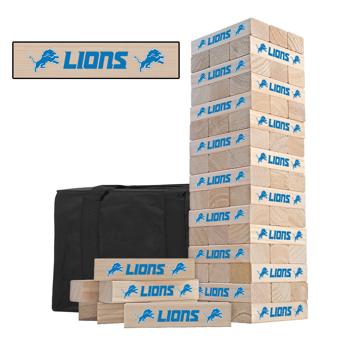 Victory Tailgate Detroit Lions Outdoor Stacking Game in the Party Games  department at