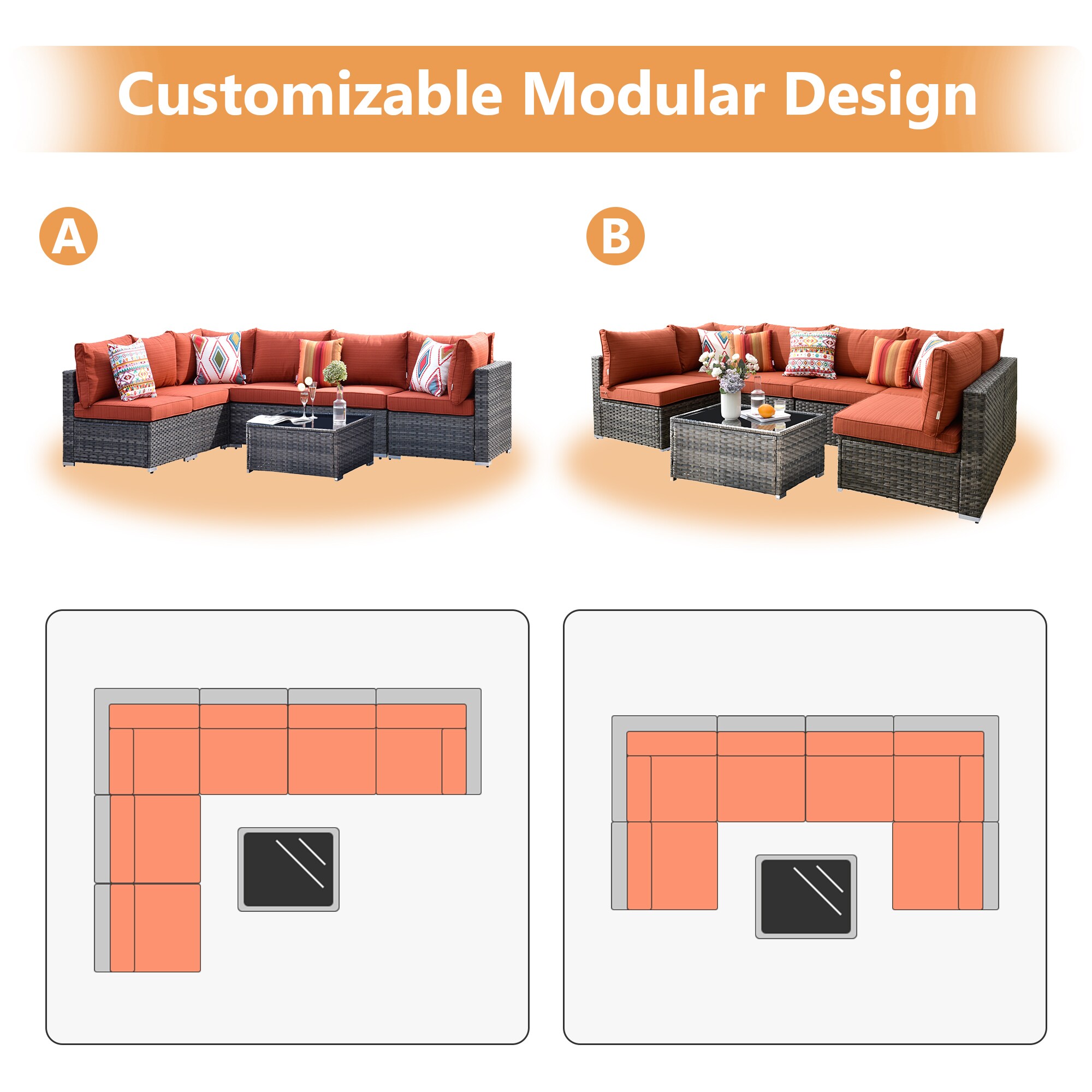 Pouuin SHOP807 Patio-Sofas-Daybeds - View #8