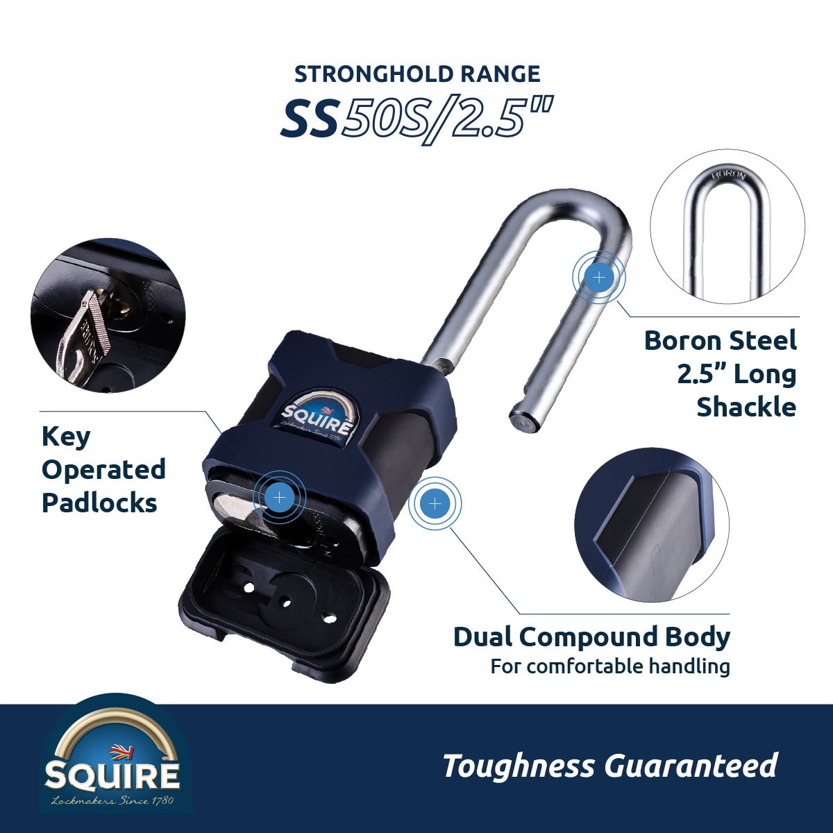 Squire Locks SQ-SS50S/2.5 Padlocks-Locks-Cables - View #4