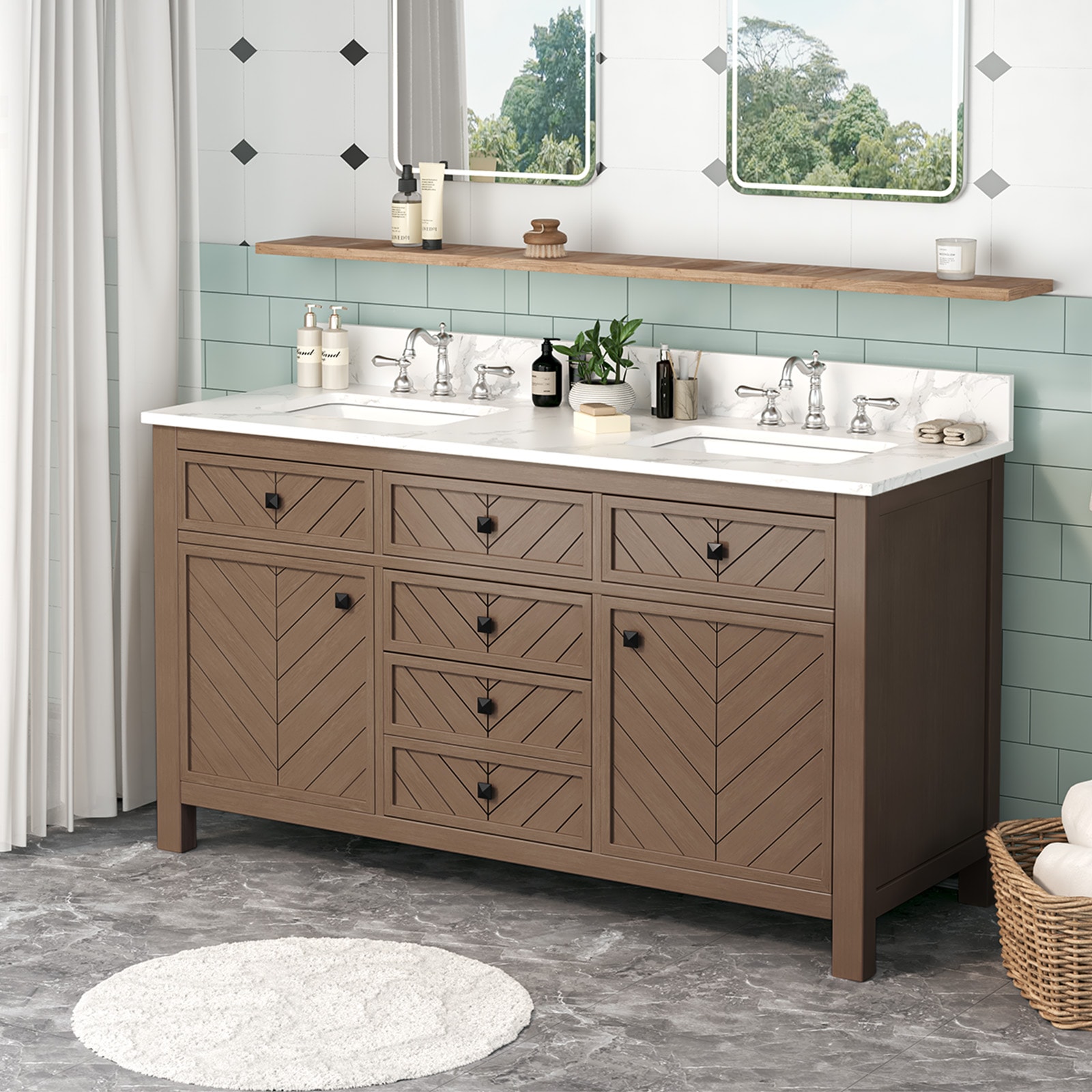 VOUA SAF-MEWEYS-DG Bath-Vanity-Combo - View #3