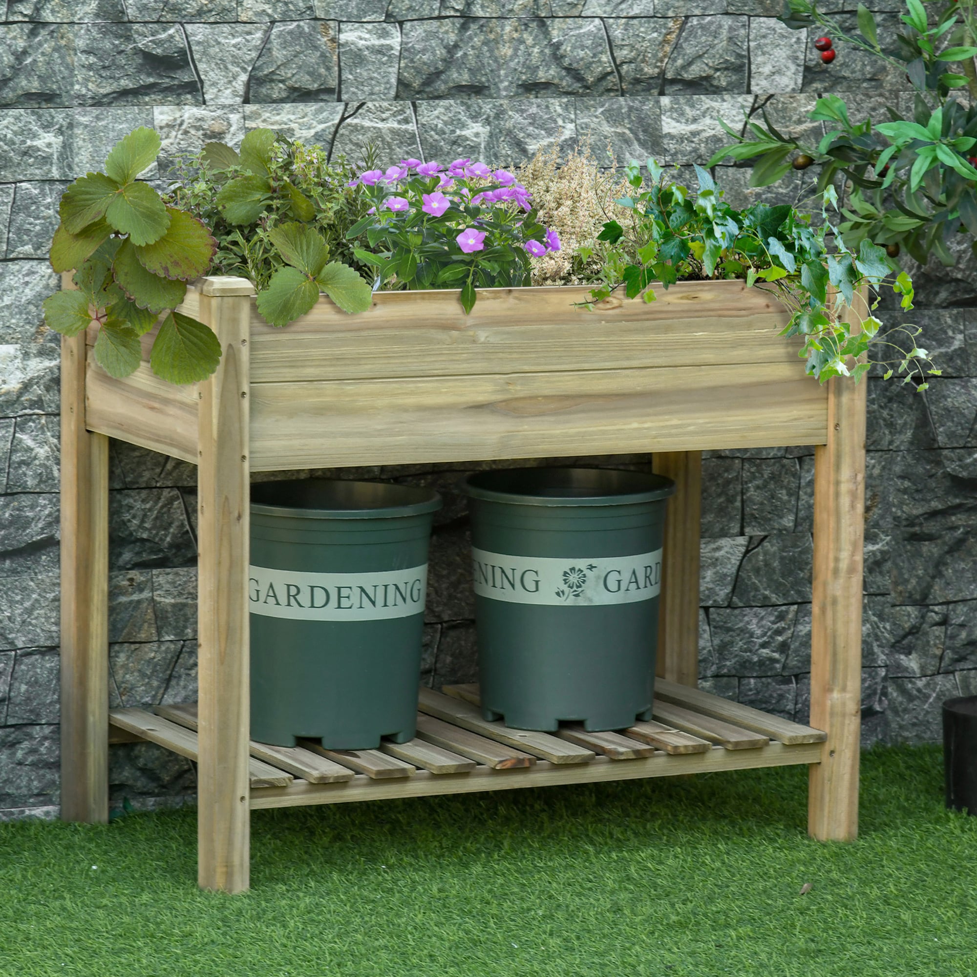 AHIOU HOME ZAAHG-P174430GB Raised-Planter-Boxes - View #2
