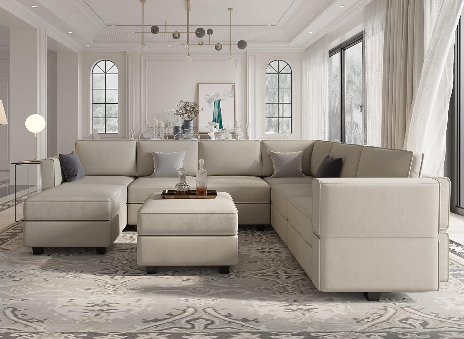 Belffin BF196-A7B2C-GRAY futons - View #4