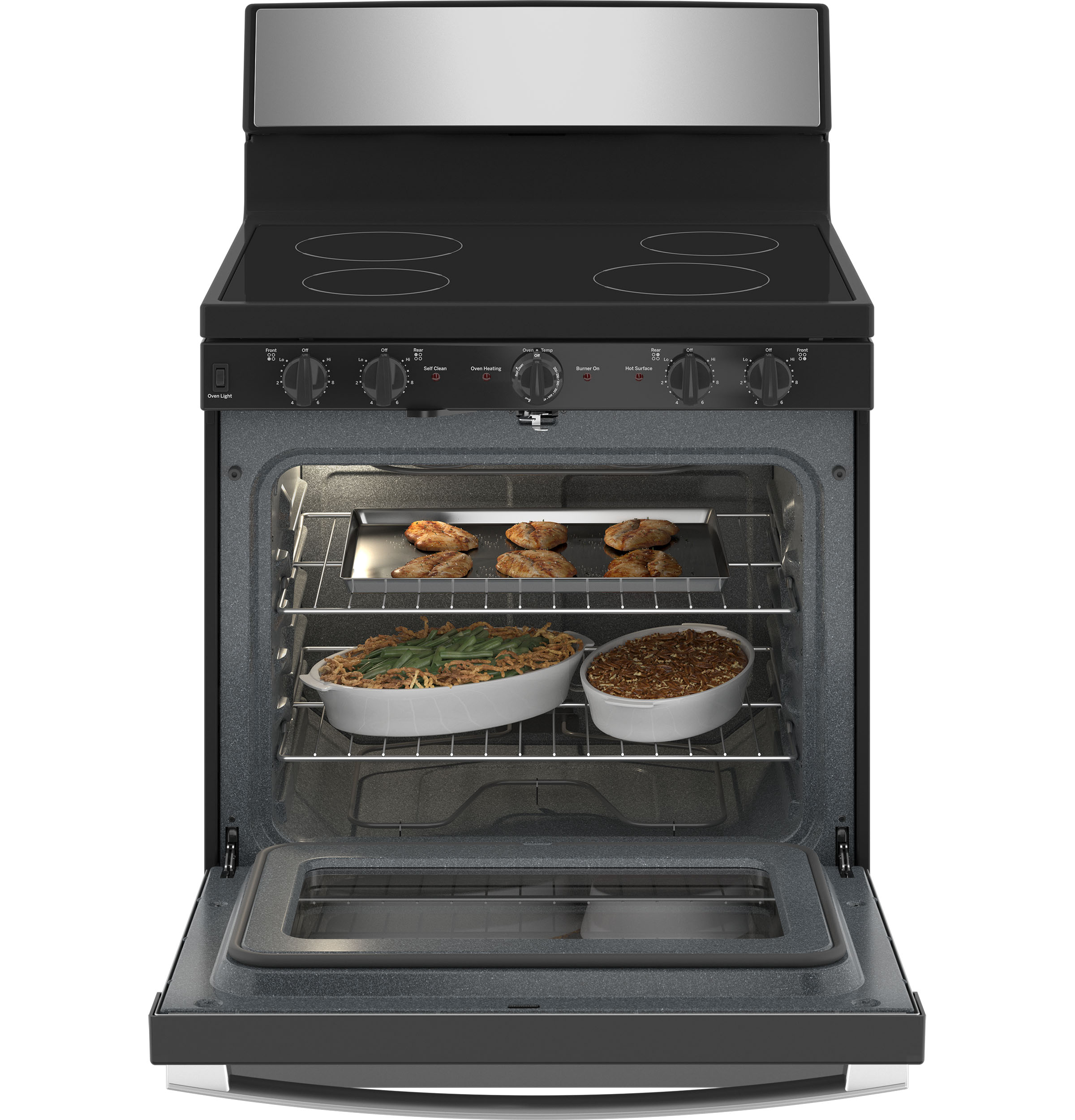 GE JB480SYSS Freestanding-Electric-Ranges - View #2