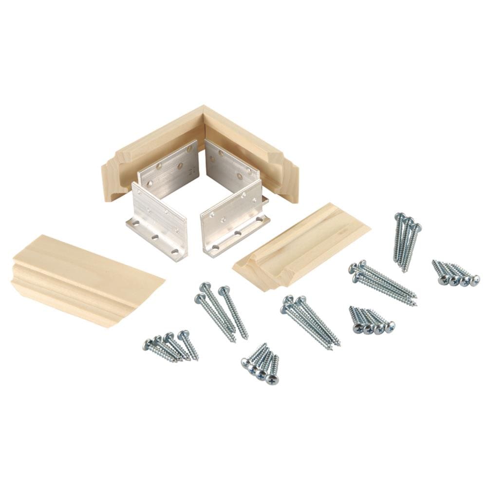 L.J. Smith Stair Systems 3009 ETPOP 3-in x 3-in Unfinished Poplar Stair Newel Post Installation kit