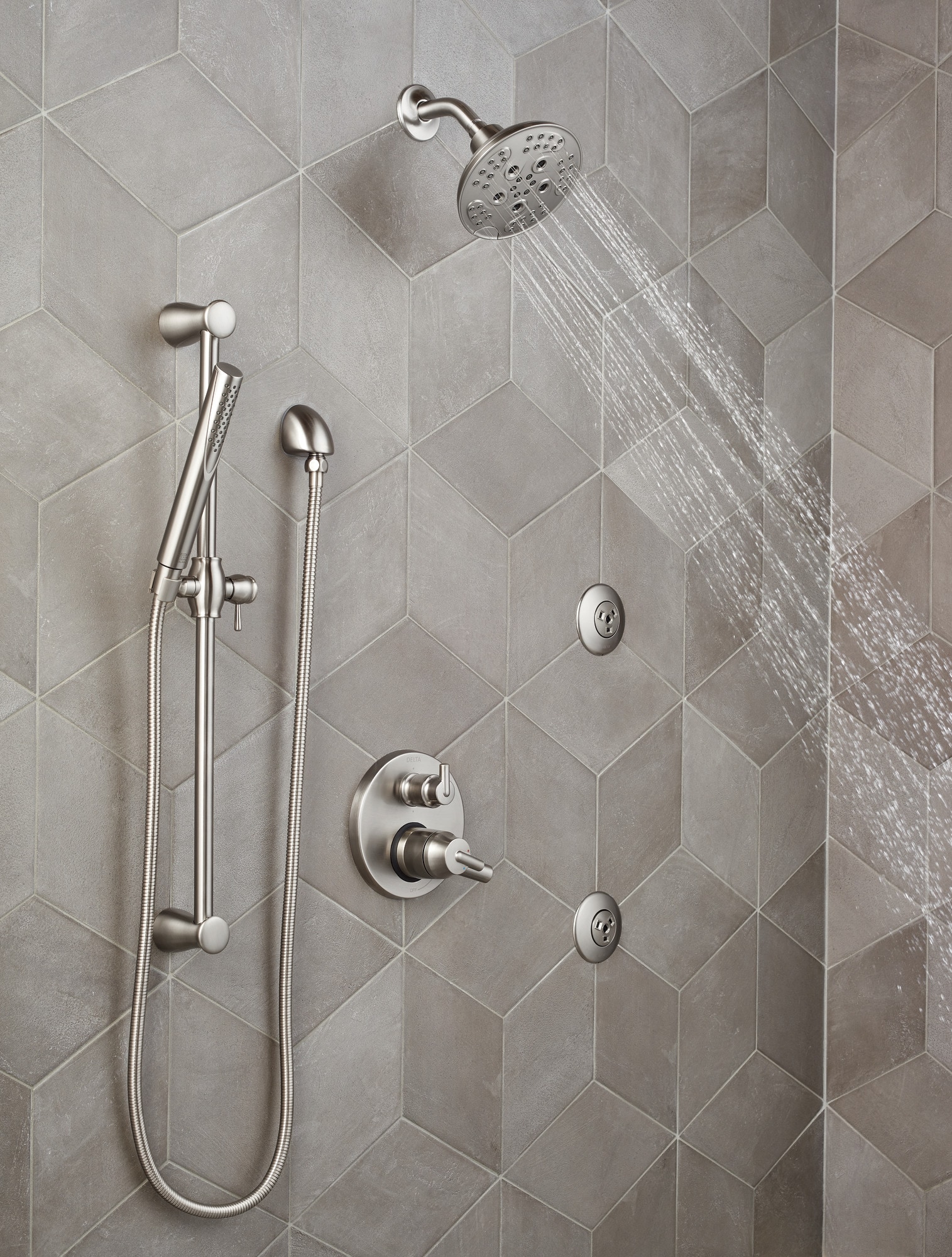 Delta T27959-SS Bath-Shower-Facc - View #3