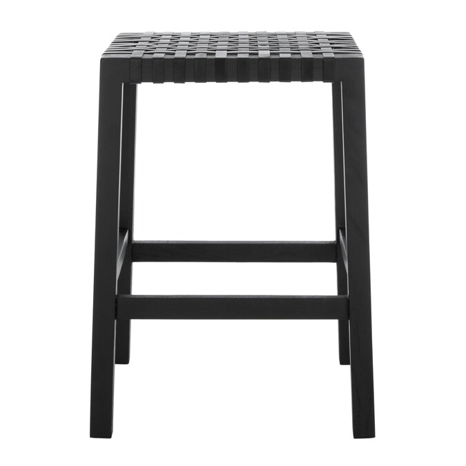 Safavieh Capri Black Leather, Can You Cut Bar Stools To Counter Height