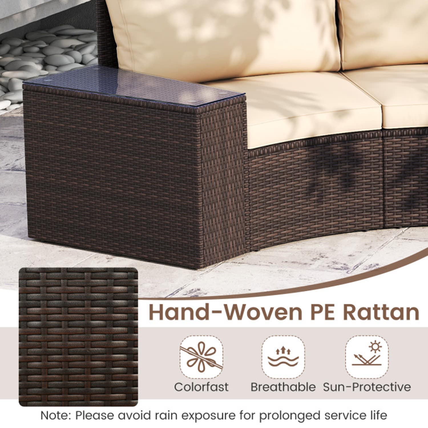 Mondawe MO-HW74042BN Patio-Sofas-Daybeds - View #5