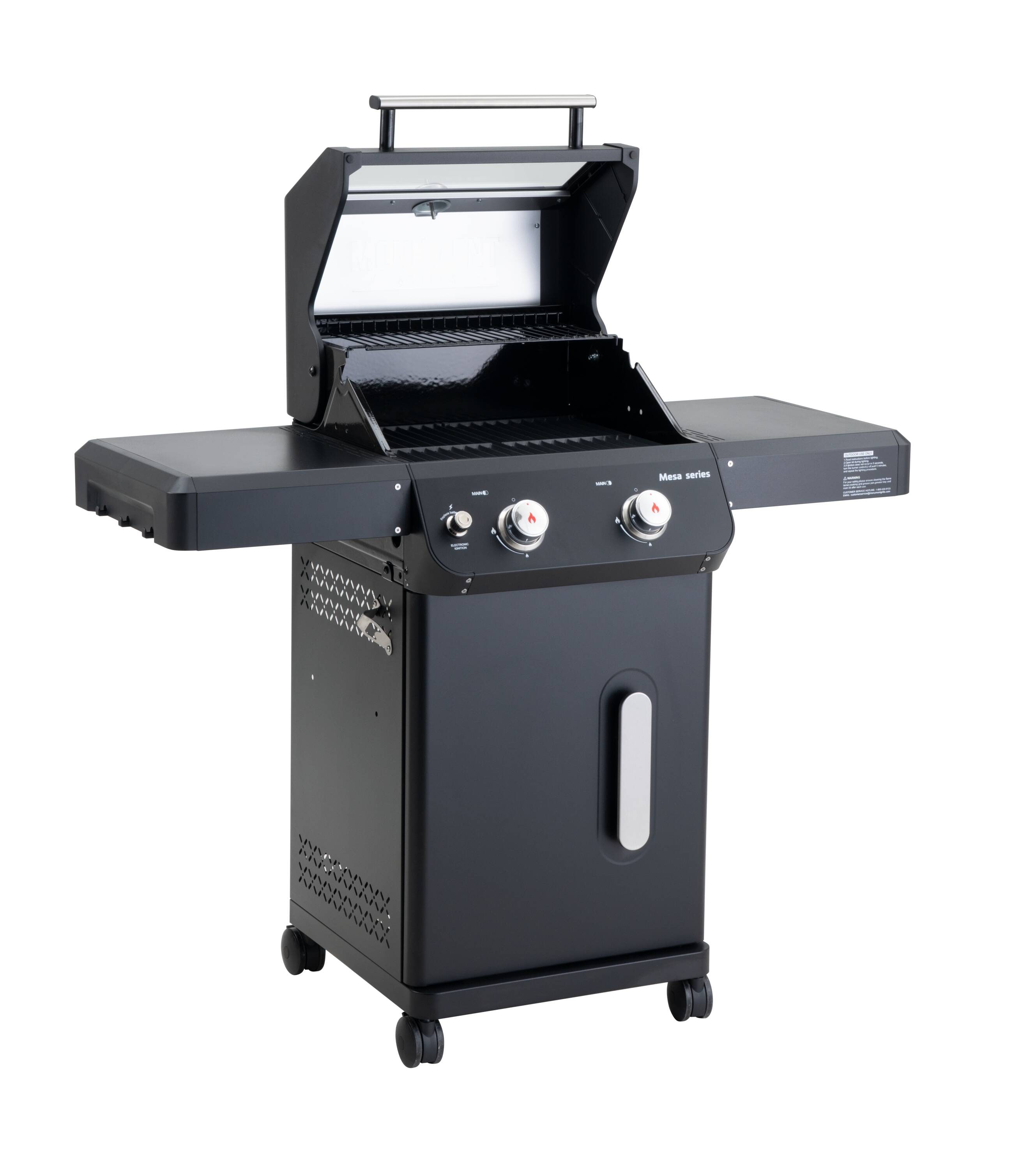 Monument Mesa Matte Black 2-Burner Liquid Propane Gas Grill M220 Sansujyuku sansujyuku.com