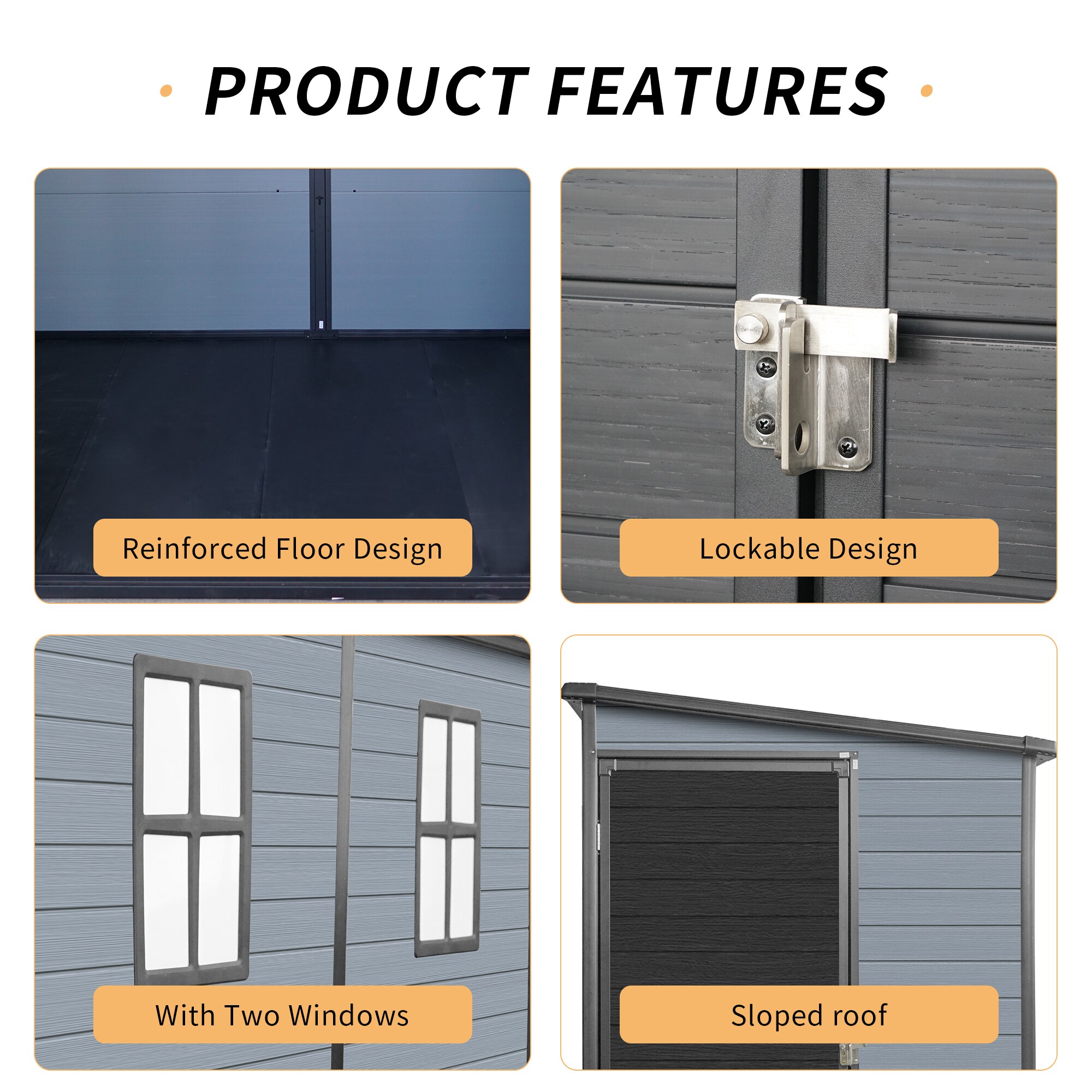 Mondawe MO-QFW-00008 Vinyl-Resin-Storage-Buildings - View #5