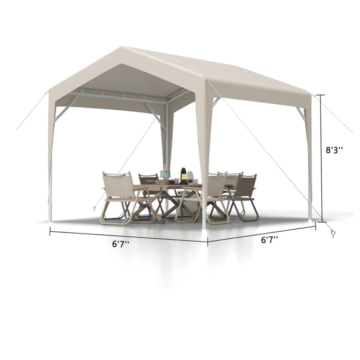 Garvee HQ-G-O1-4JPH-L339 Wood-Resin-Gazebos - View #2