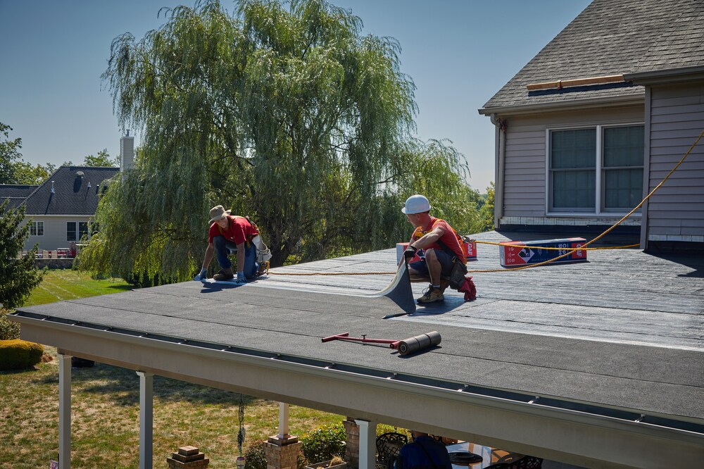 GAF Liberty Cap Sheet 3.28-ft W x 34-ft L 100-sq ft Slate Roll Roofing