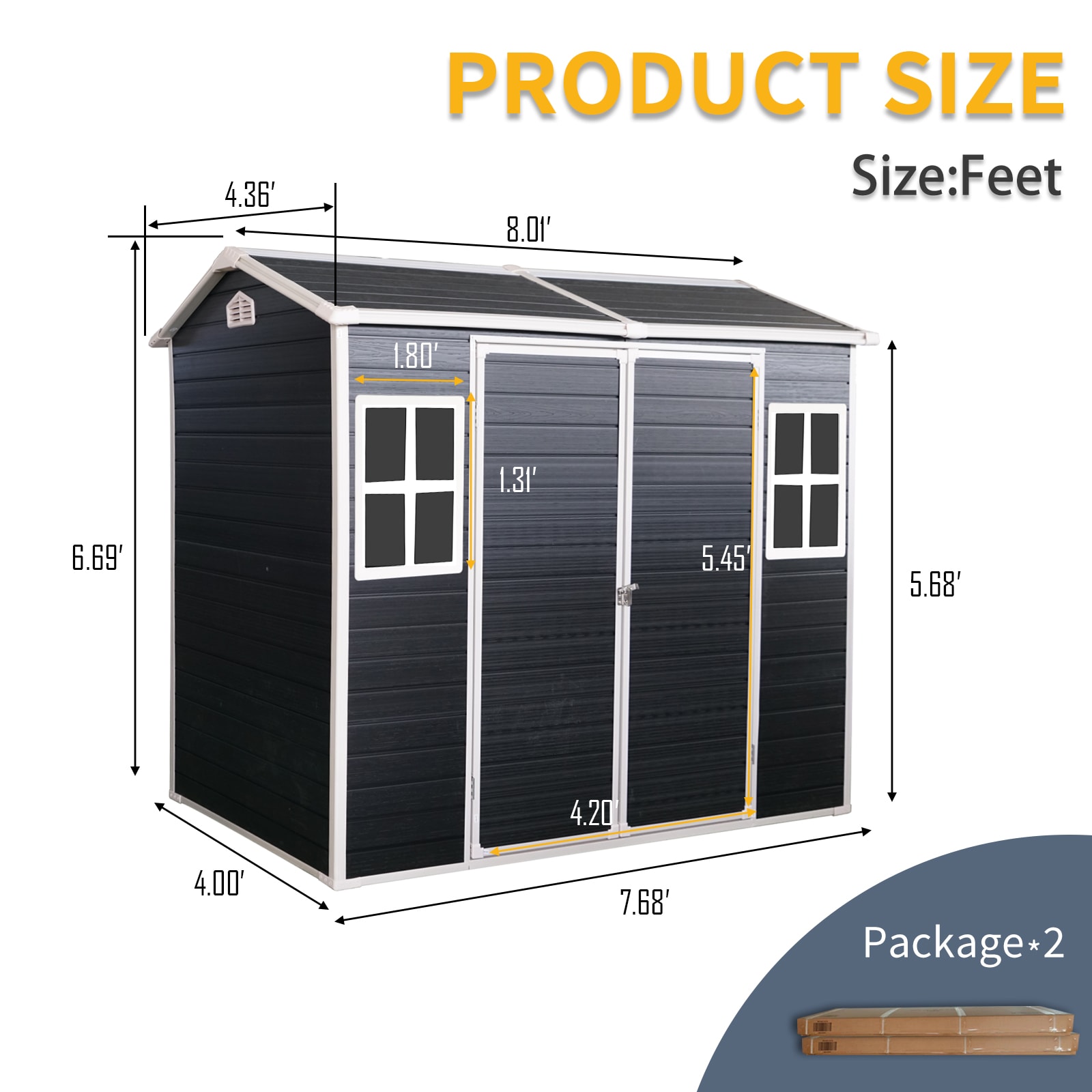 Mondawe MD-TP16AAL Vinyl-Resin-Storage-Buildings - View #8