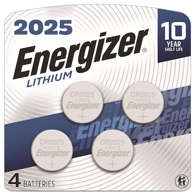 6 Energizer CR2025 Ltihuim Batteries 