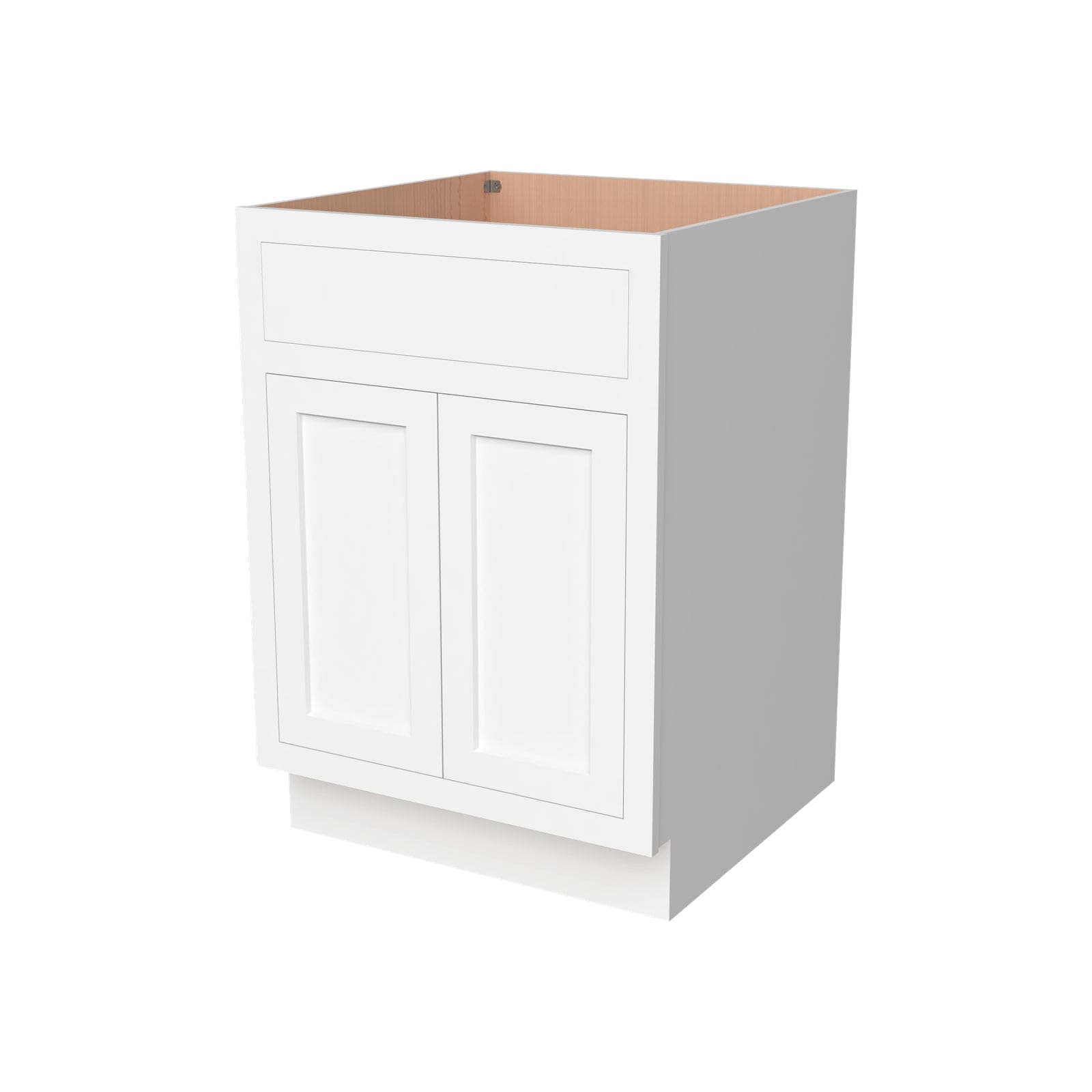 CASAINC 36x25x34.5 in Double Door Single Drawer Base Cabinet Freestanding Engineered Wood Modern Finish with Drawer and Shelves for Kitchen