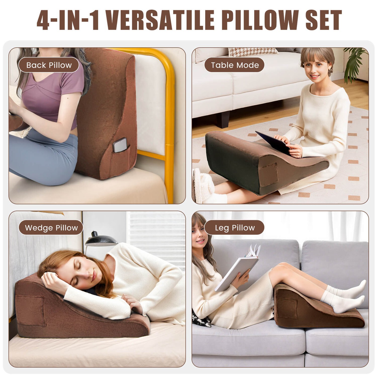 Costway CSHY004412 Orthopedic-Pillows-Cushions - View #4