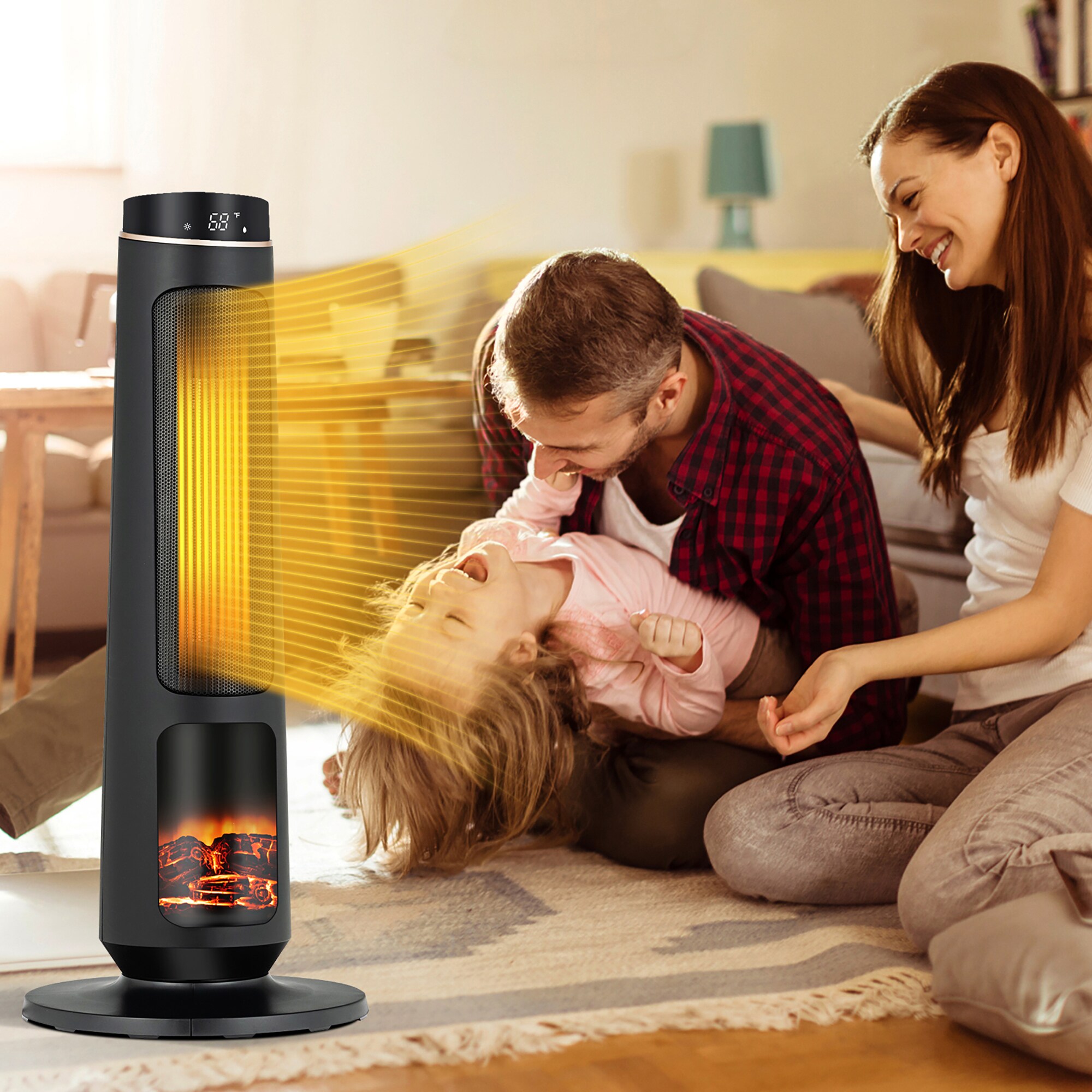 Goplus EP25390US-BK Portable-Electric-Heat - View #9