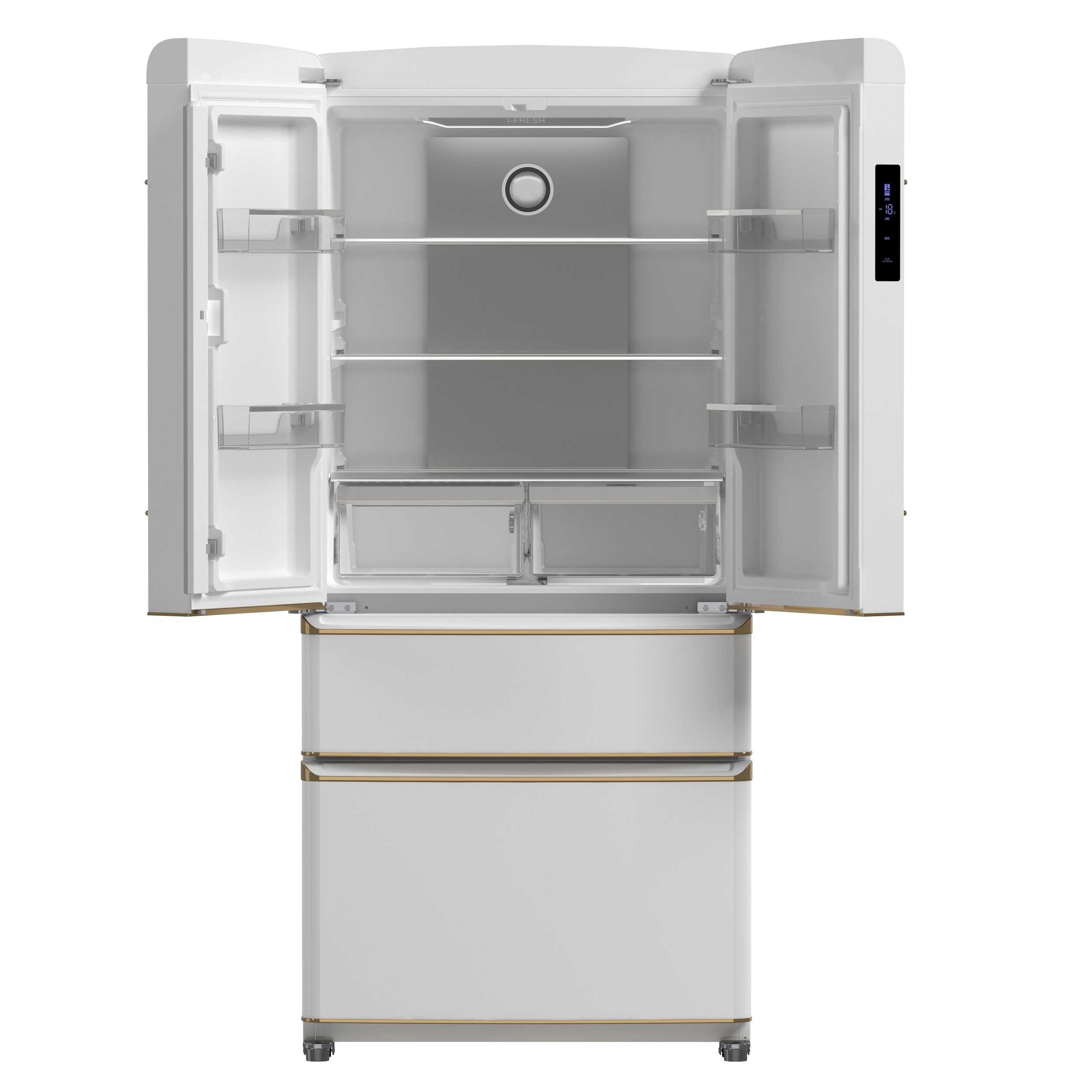 FORNO FFFFD1791-33WHT French-Door-Refrigerators - View #5