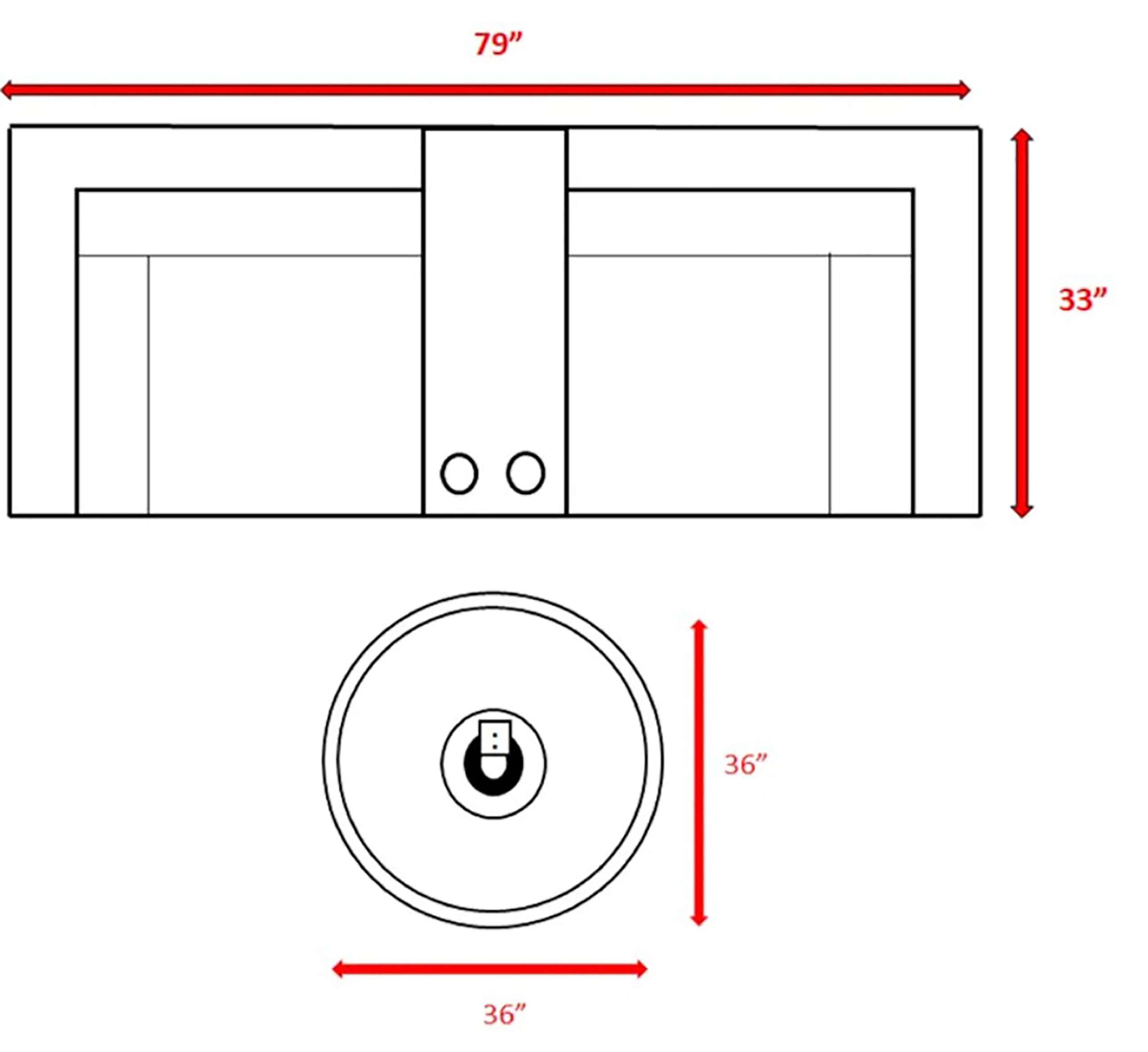 Living Source International CM-1042 Patio-Tables - View #10