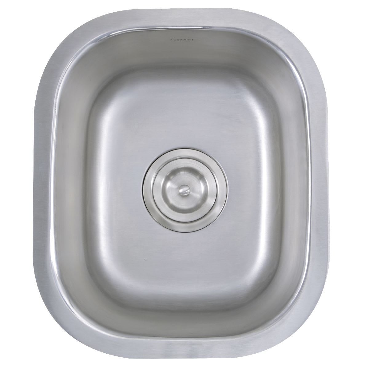 Nantucket  NS1512 15 inch 18 Gauge Rectangle Undermount Stainless Steel Bar/Prep Sink