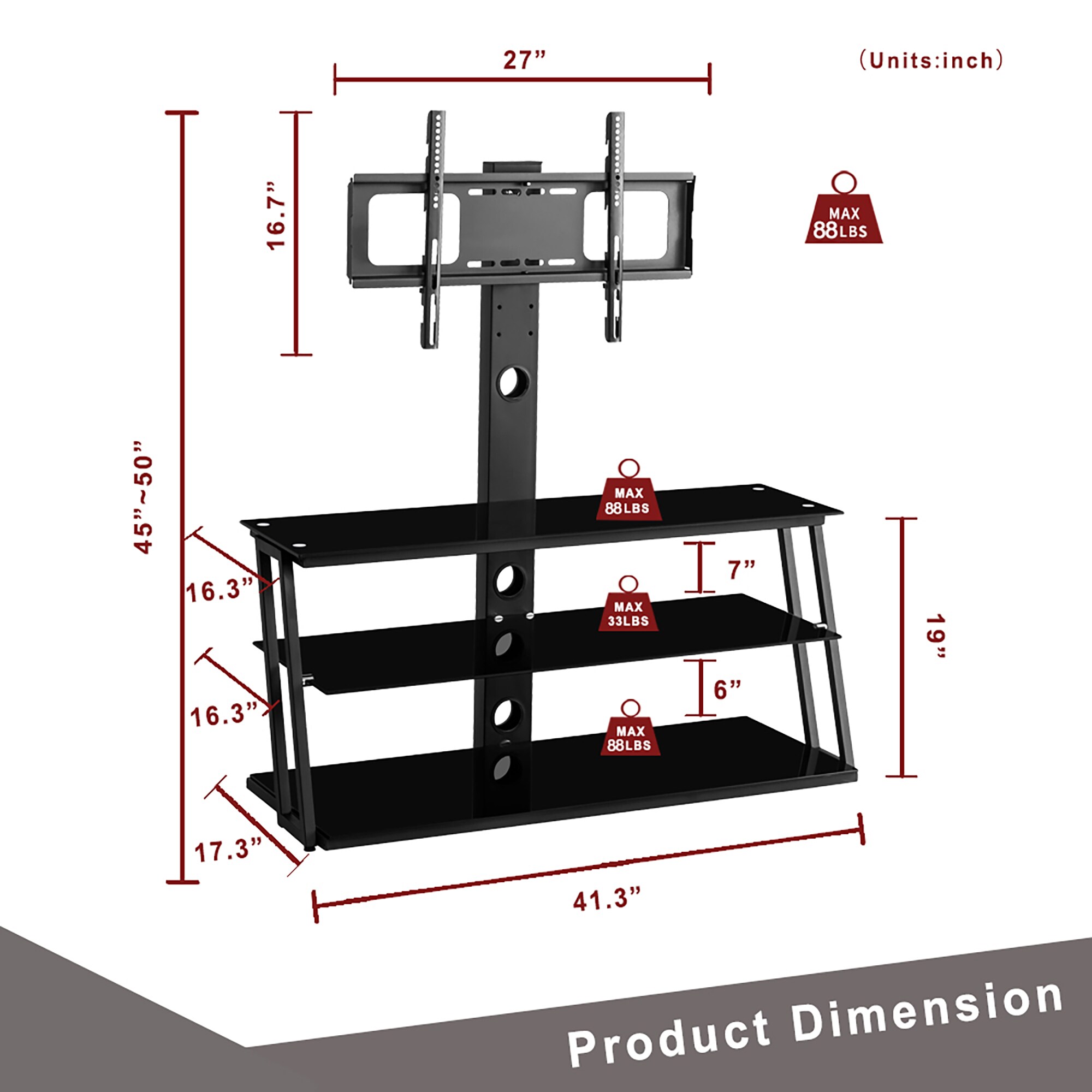 Sunrinx MG67-41-DSG Tv-Stands - View #14