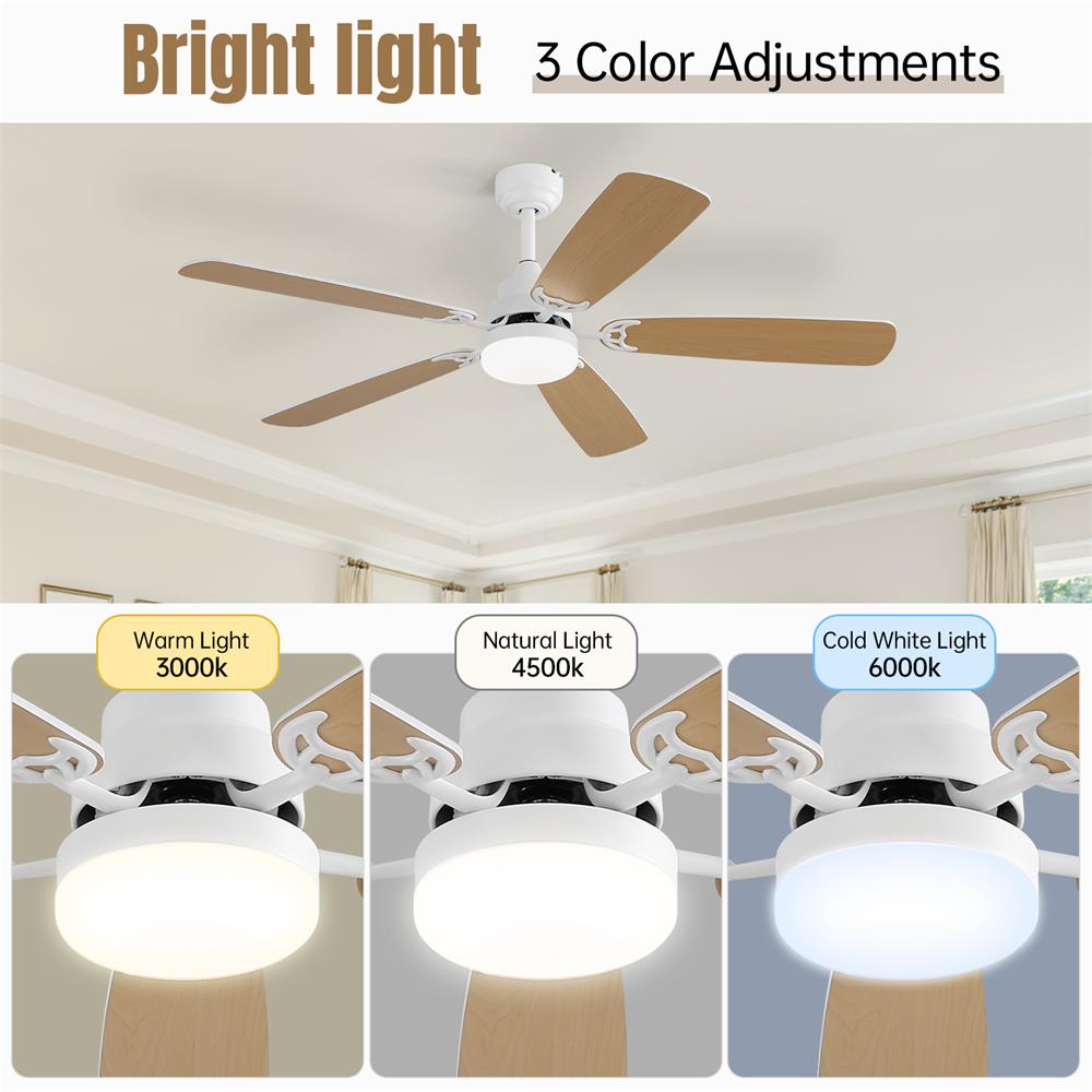 Sofucor LW-52K131-WH Ceiling-Fans - View #7