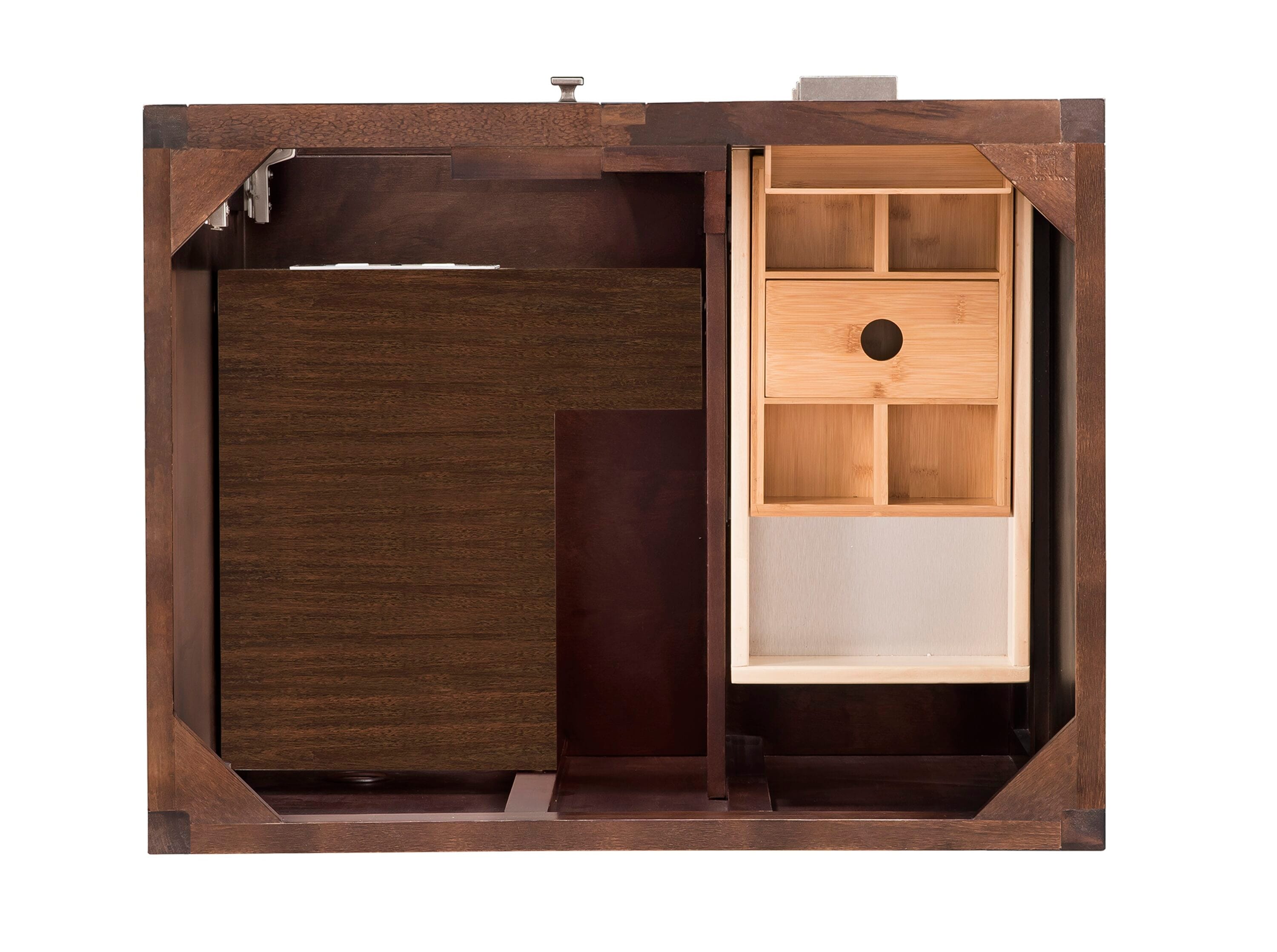 Addison 30" Dark Wood Single Bathroom Vanity Base