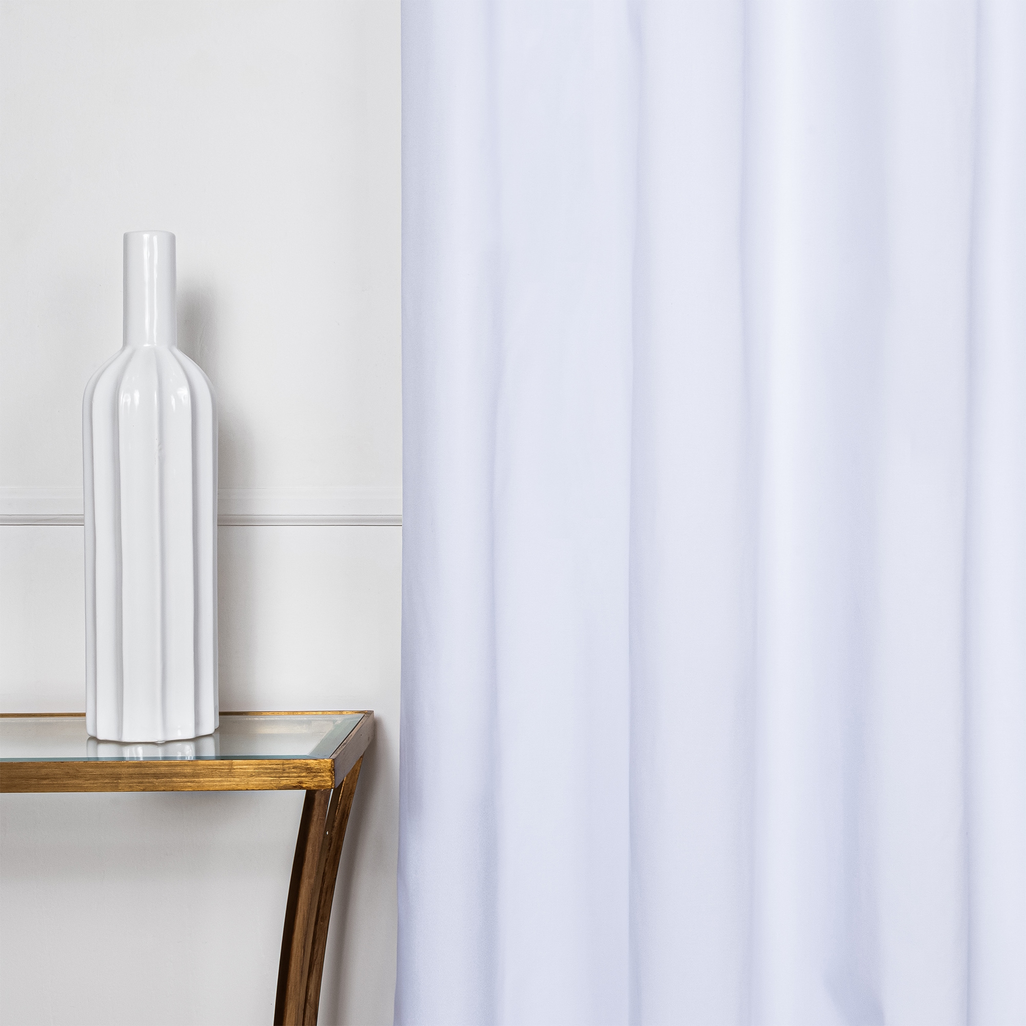 Best Home Fashion FZ-01-SIL-BO-84-WH curtains - View #5