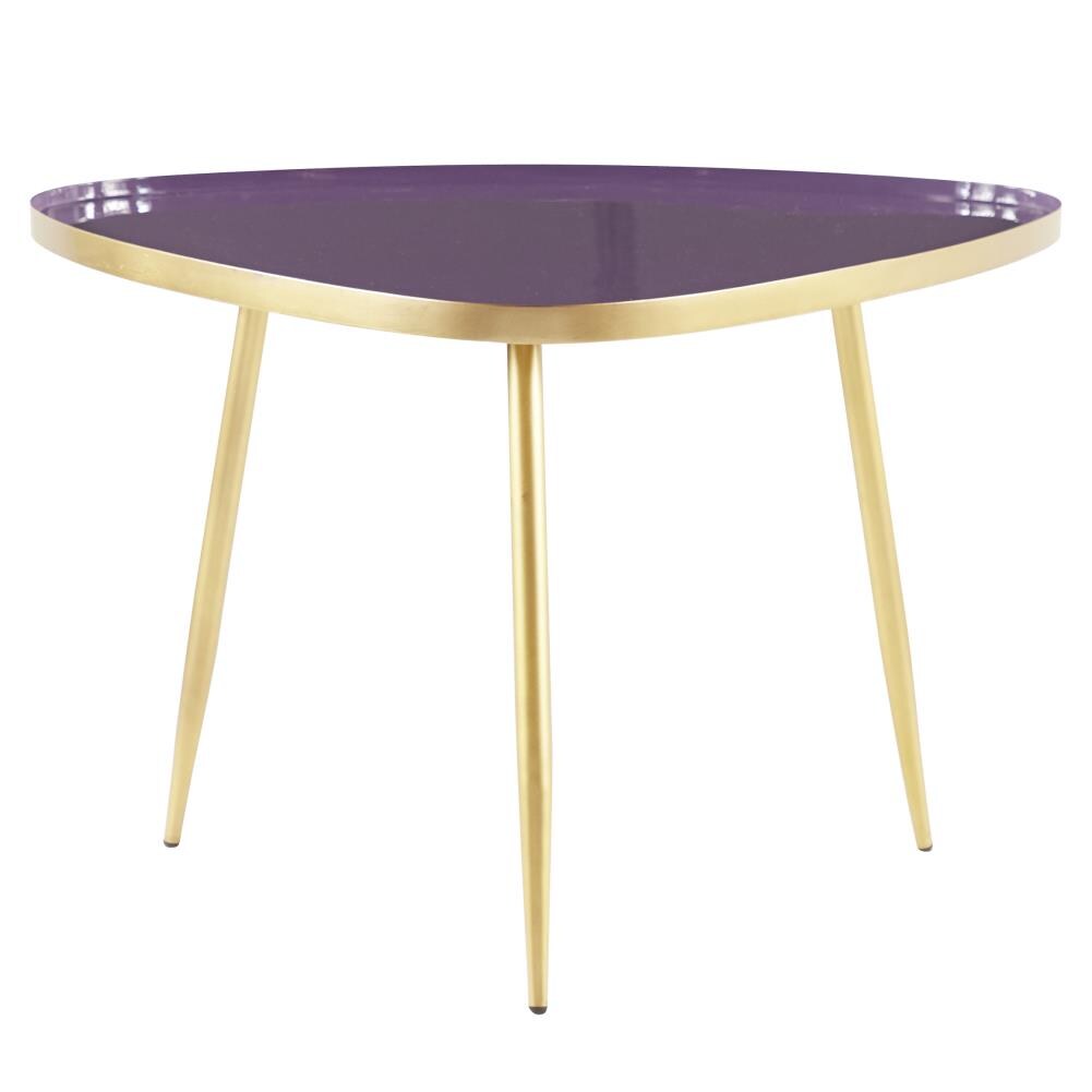 Grayson Lane 45277 Modern Purple Enamel Accent Table Set