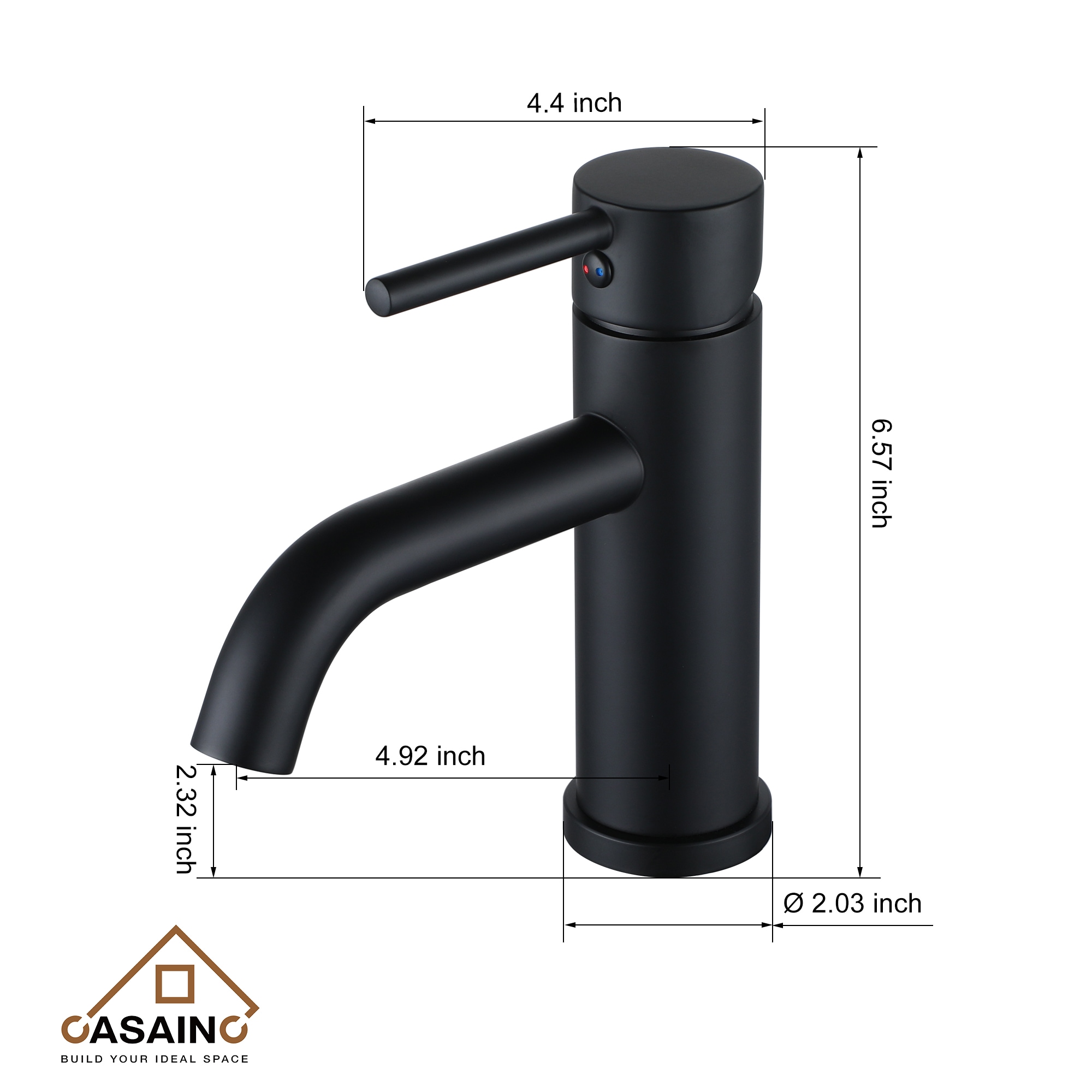 CASAINC WE-BF10MB Lavatory-Faucets - View #6