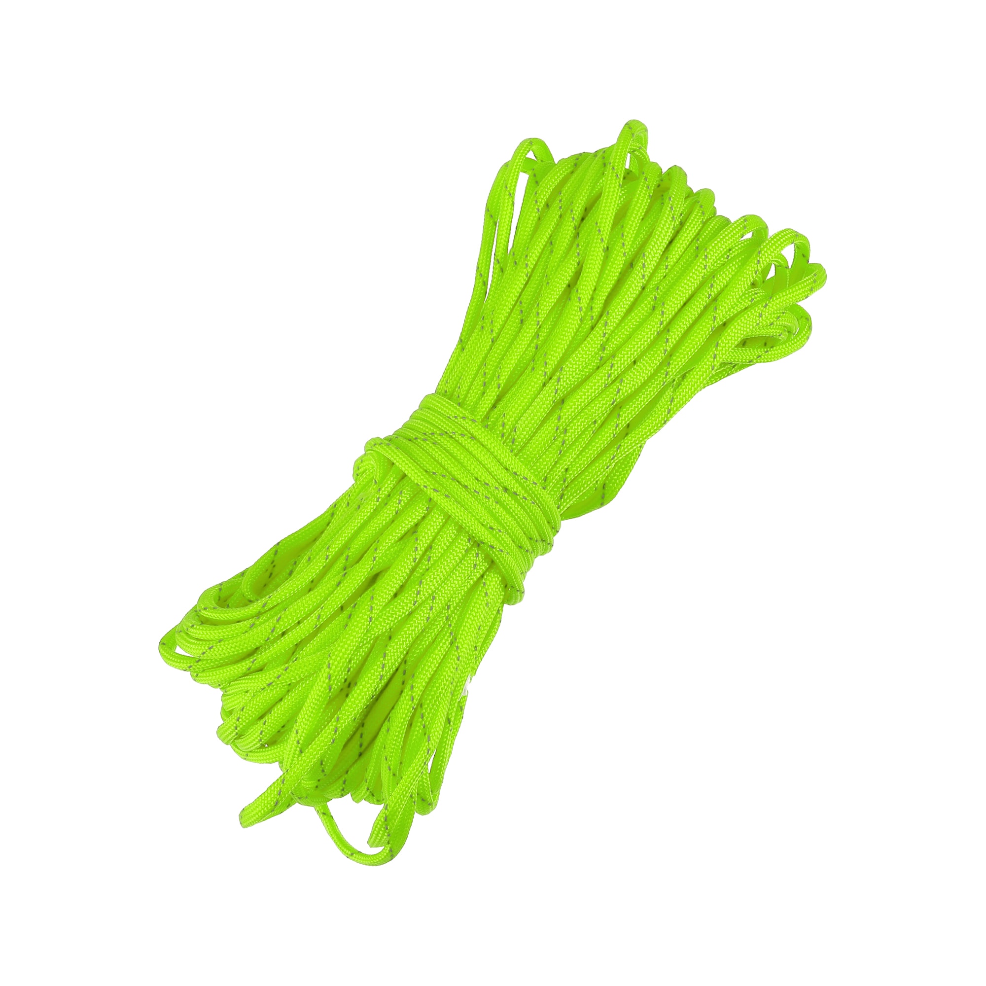 Unique Bargains Reflective Rope Tent Rope Outdoor Camping Guylines Ropes 7 Core 4mm Paracord 31m Safety Rope for Hiking Backpacking Survival Gear Green #S26012200UX1683
