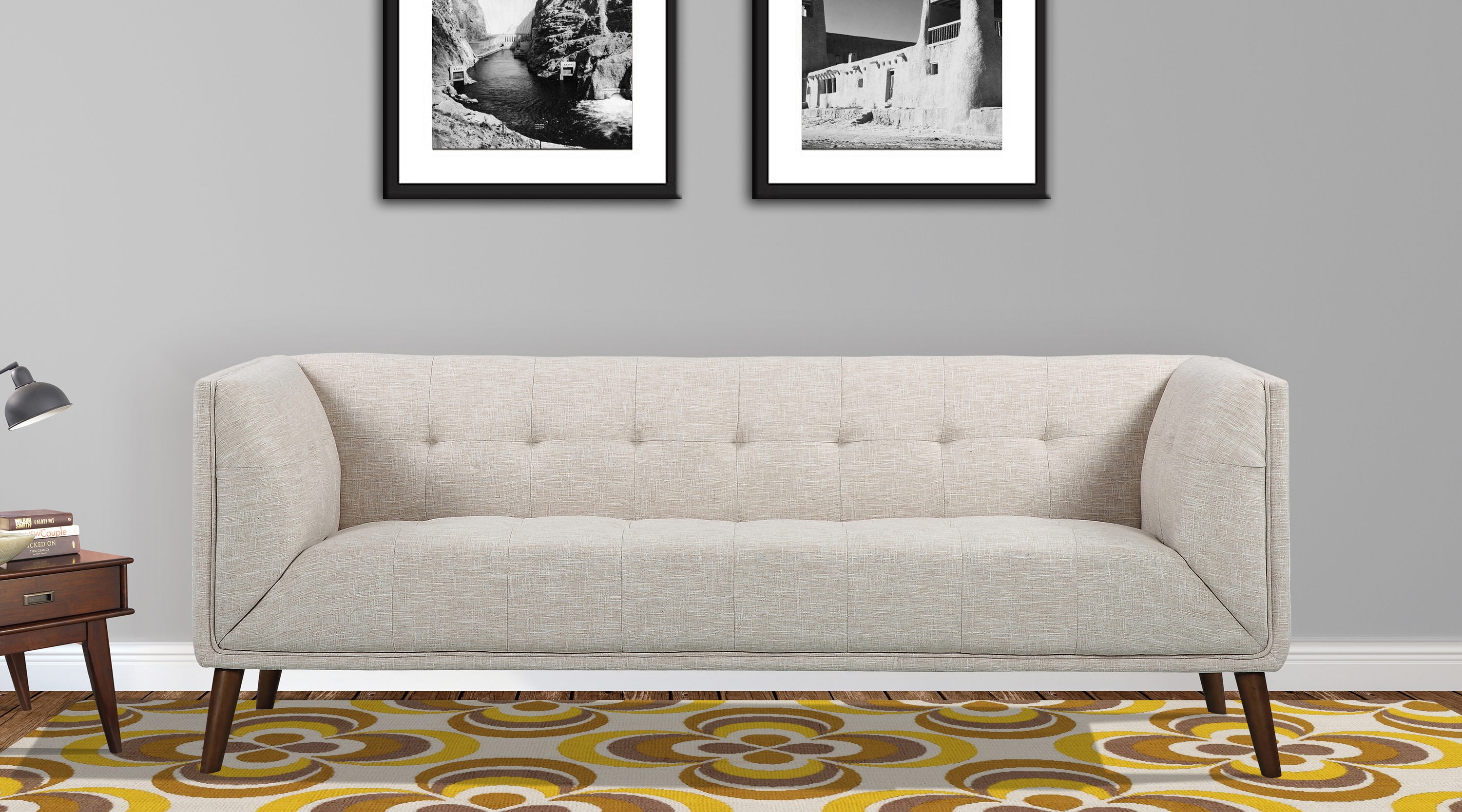 Armen Living LCHU3BE Sofas-Loveseats - View #6