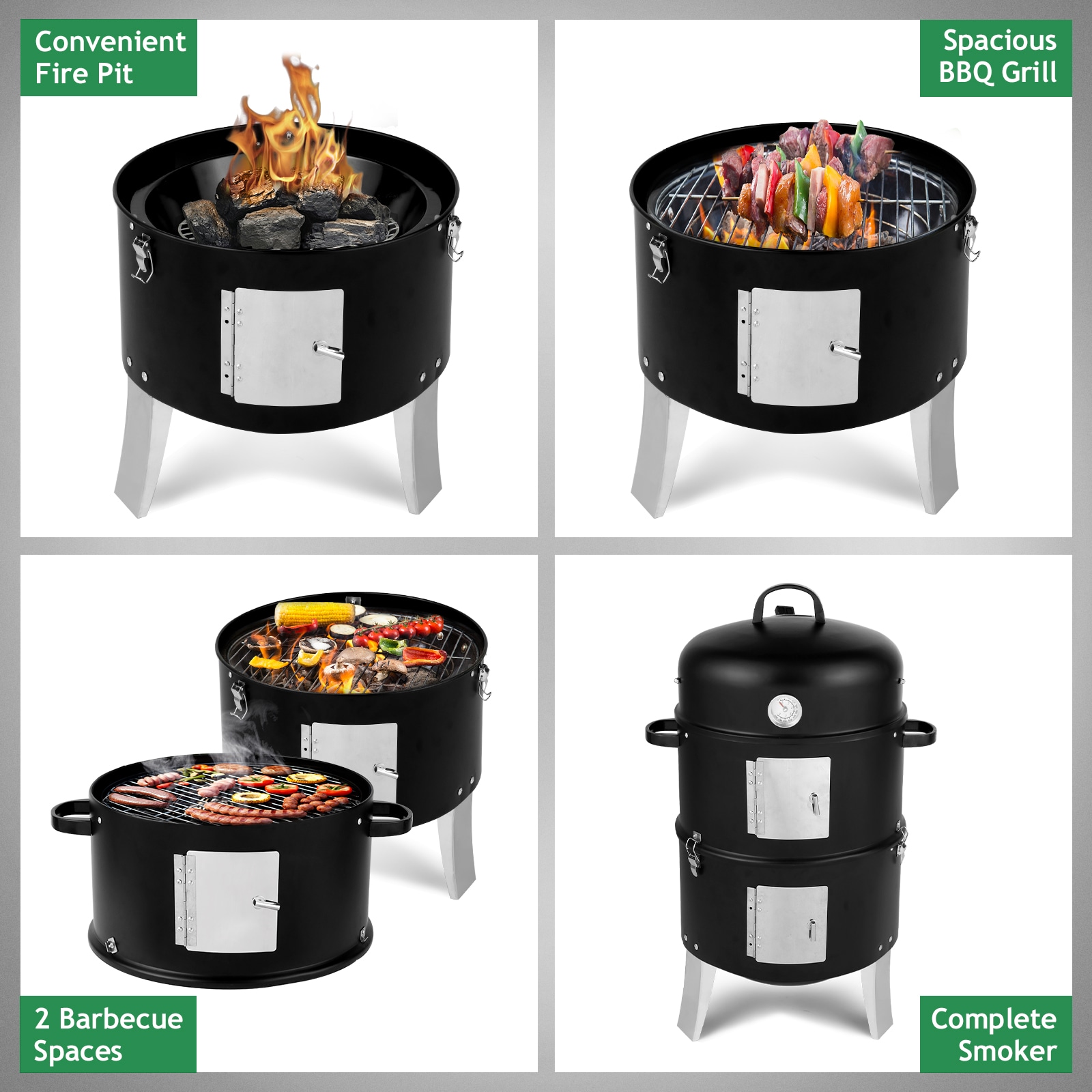 Winado LO1G57000848 Charcoal-Grills - View #6