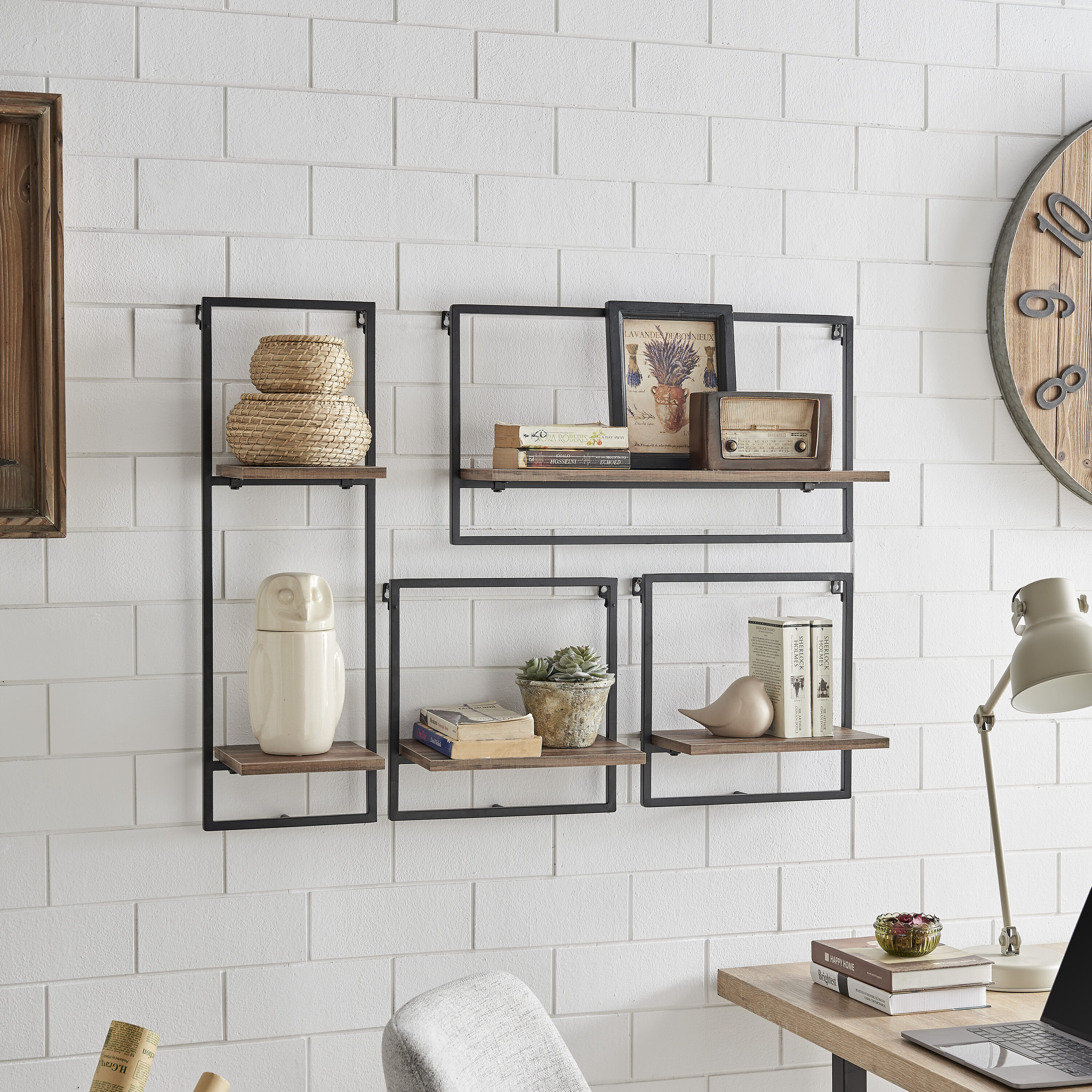 Danya B. GH20400 Wall-Mounted-Shelving - View #4