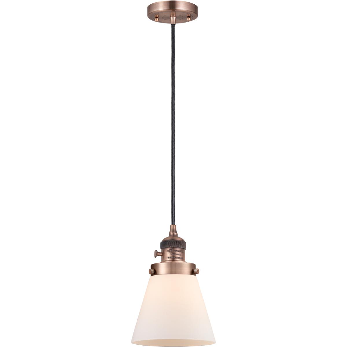 Innovations Lighting 201CSW-AC-G61-LED 201CSW-AC-G61-LED Franklin Restoration Cone Mini Pendant