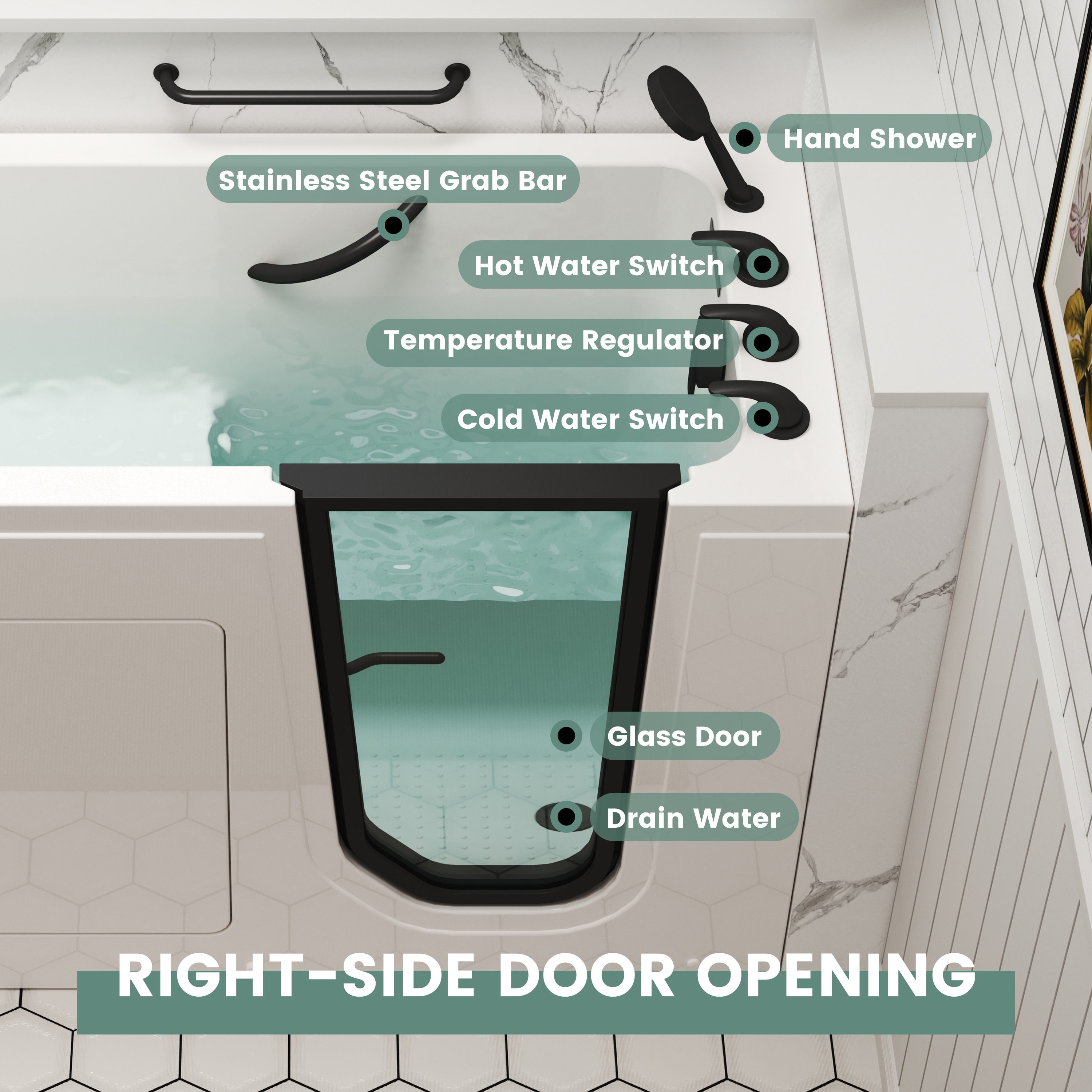 CASAINC CA-BG329R bathtubs - View #9