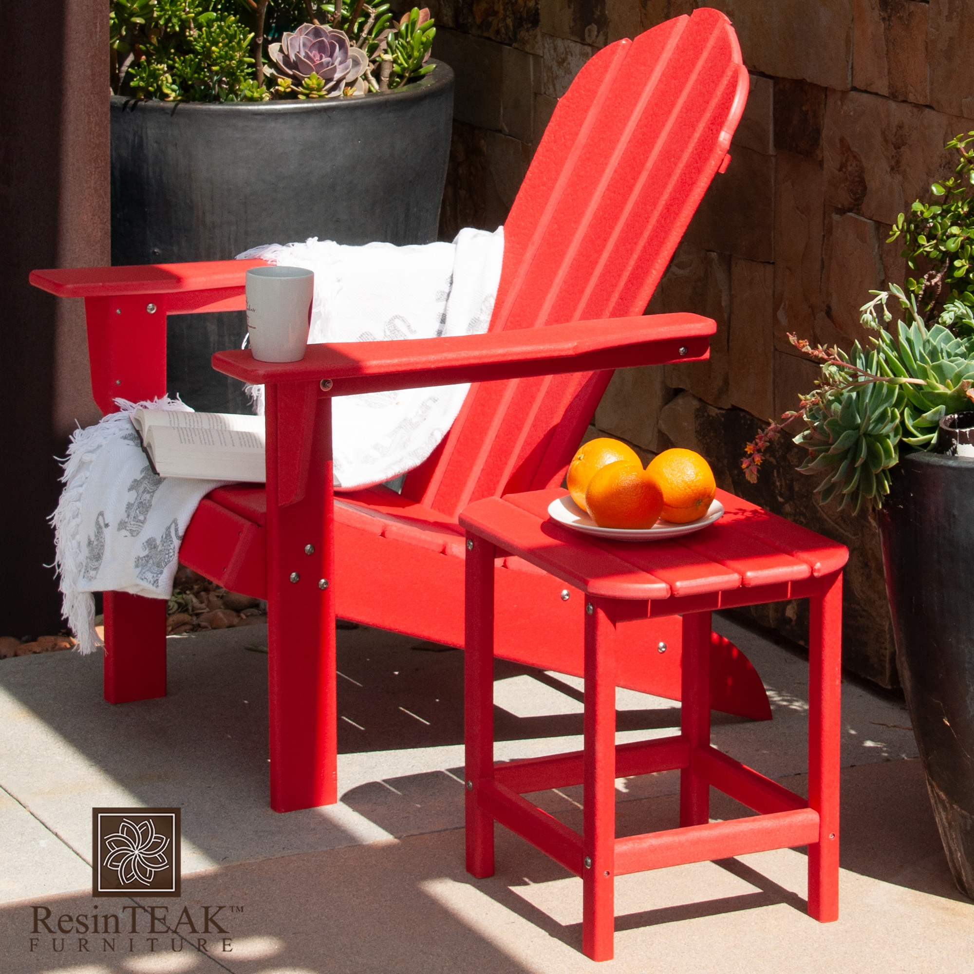 ResinTeak RSTK-TBL-RED Patio-Tables - View #2